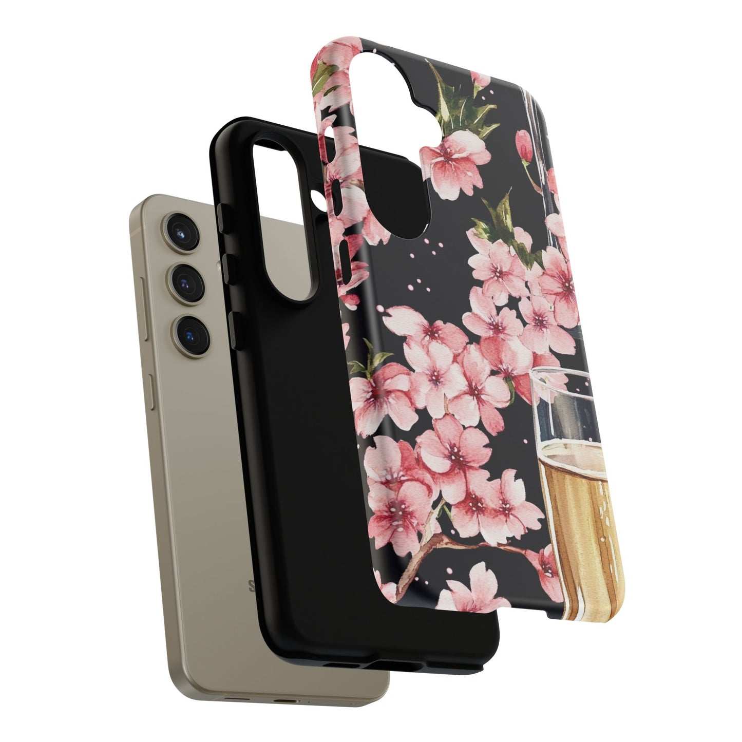 Chic Phone Case with Floral Design, Elegant Phone Cover for Women, Gift for Birthdays, Mother's Day, or Celebrations