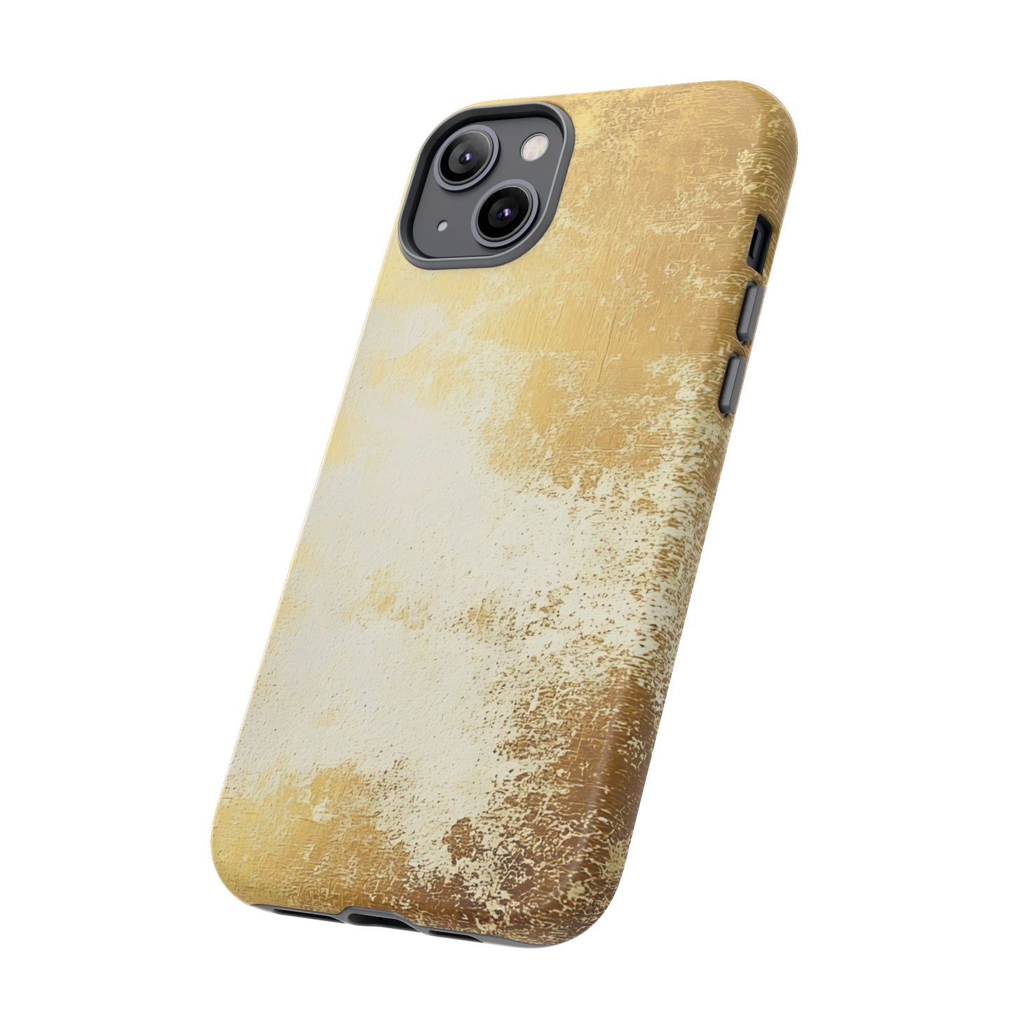 Stylish Phone Case - Gold Texture, Tough Cases, Protective Cover, Gift for Him, Glamorous Phone Accessory
