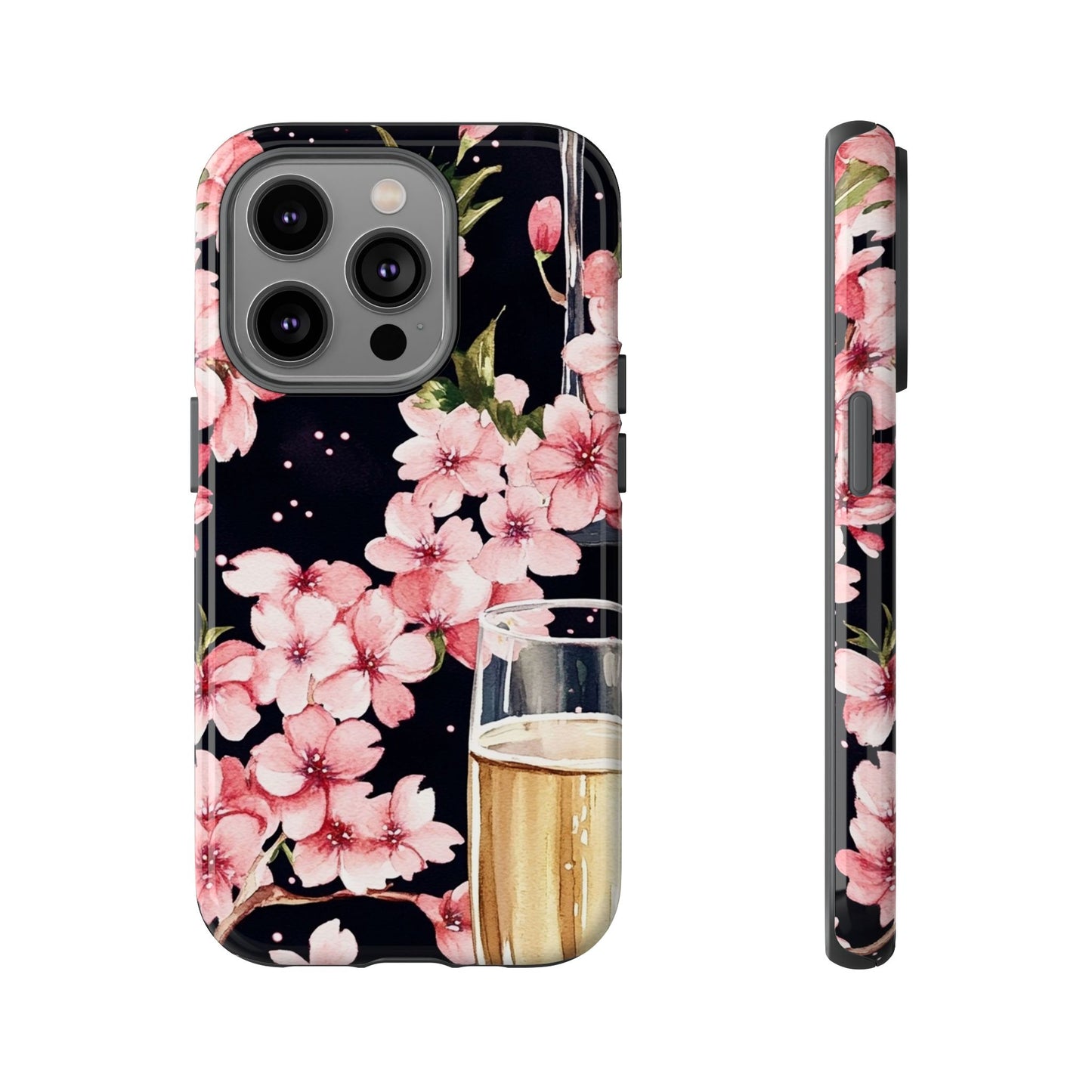 Chic Phone Case with Floral Design, Elegant Phone Cover for Women, Gift for Birthdays, Mother's Day, or Celebrations