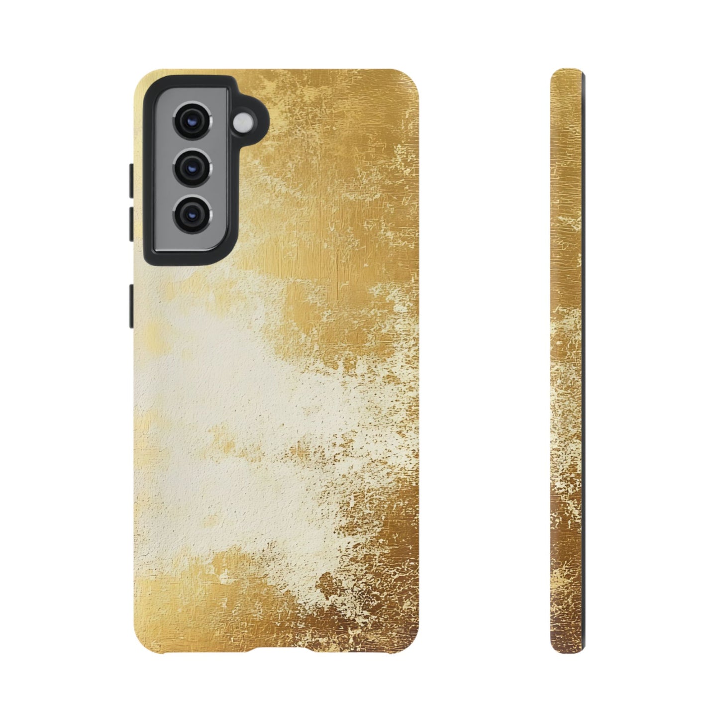 Stylish Phone Case - Gold Texture, Tough Cases, Protective Cover, Gift for Him, Glamorous Phone Accessory