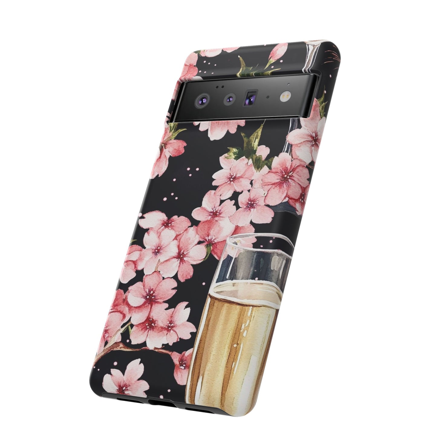 Chic Phone Case with Floral Design, Elegant Phone Cover for Women, Gift for Birthdays, Mother's Day, or Celebrations