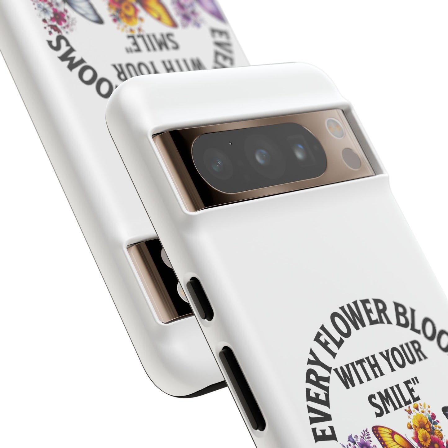 Butterfly Phone Case - Inspirational Floral Design, Perfect Gift for Nature Lovers, Birthdays, and Encouragement