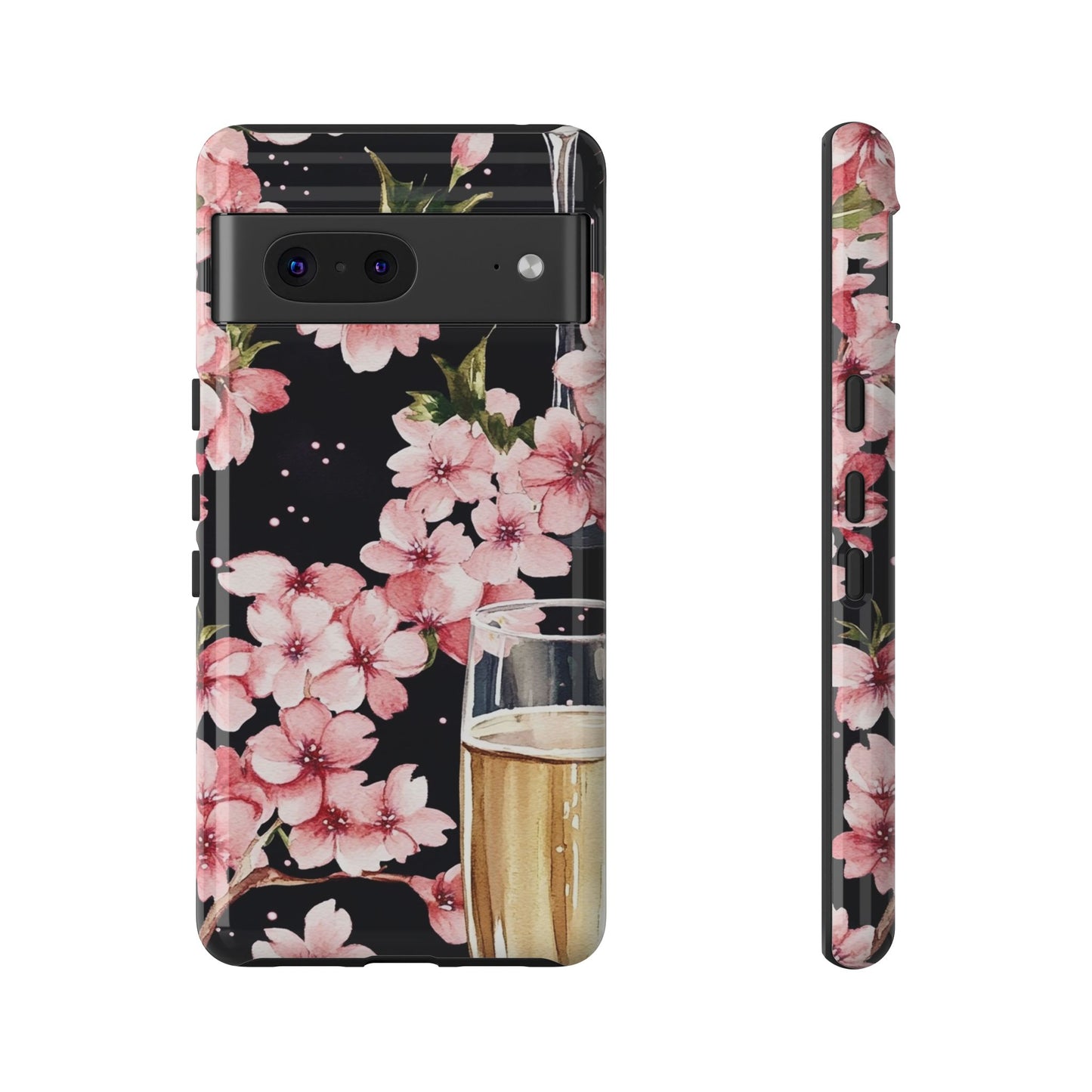 Chic Phone Case with Floral Design, Elegant Phone Cover for Women, Gift for Birthdays, Mother's Day, or Celebrations