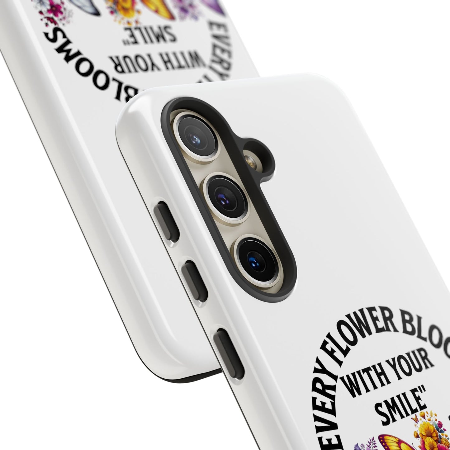Butterfly Phone Case - Inspirational Floral Design, Perfect Gift for Nature Lovers, Birthdays, and Encouragement