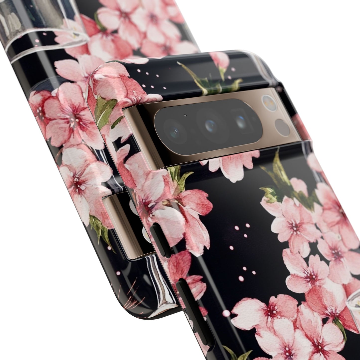 Chic Phone Case with Floral Design, Elegant Phone Cover for Women, Gift for Birthdays, Mother's Day, or Celebrations
