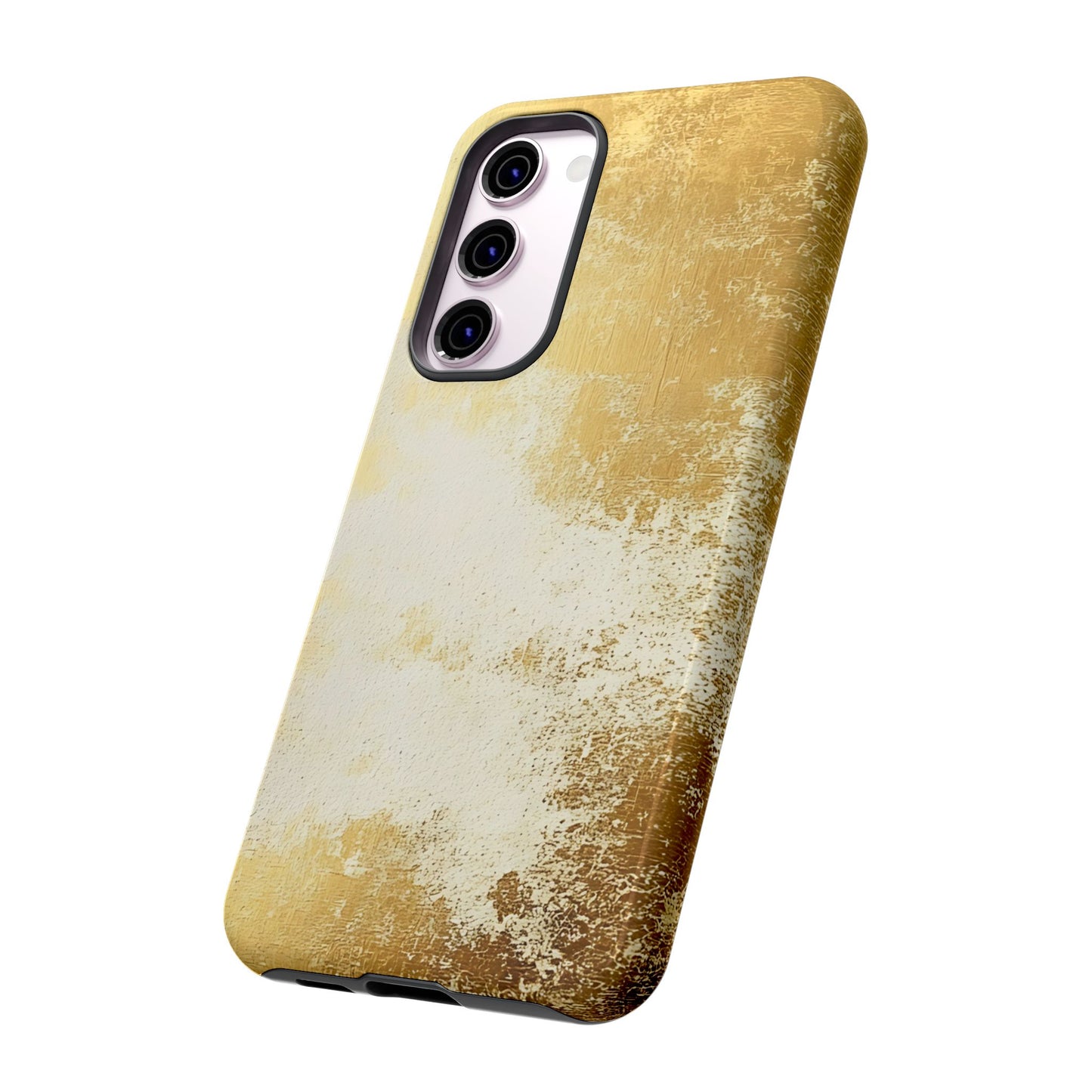 Stylish Phone Case - Gold Texture, Tough Cases, Protective Cover, Gift for Him, Glamorous Phone Accessory