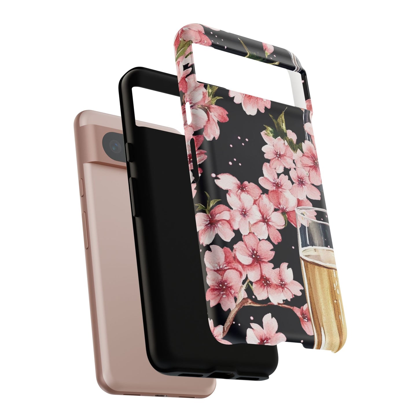Chic Phone Case with Floral Design, Elegant Phone Cover for Women, Gift for Birthdays, Mother's Day, or Celebrations
