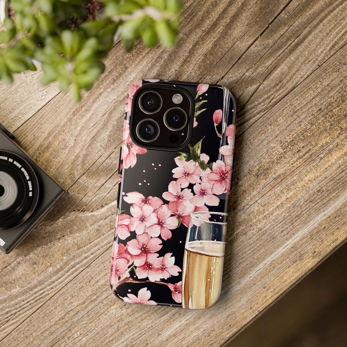Chic Phone Case with Floral Design, Elegant Phone Cover for Women, Gift for Birthdays, Mother's Day, or Celebrations