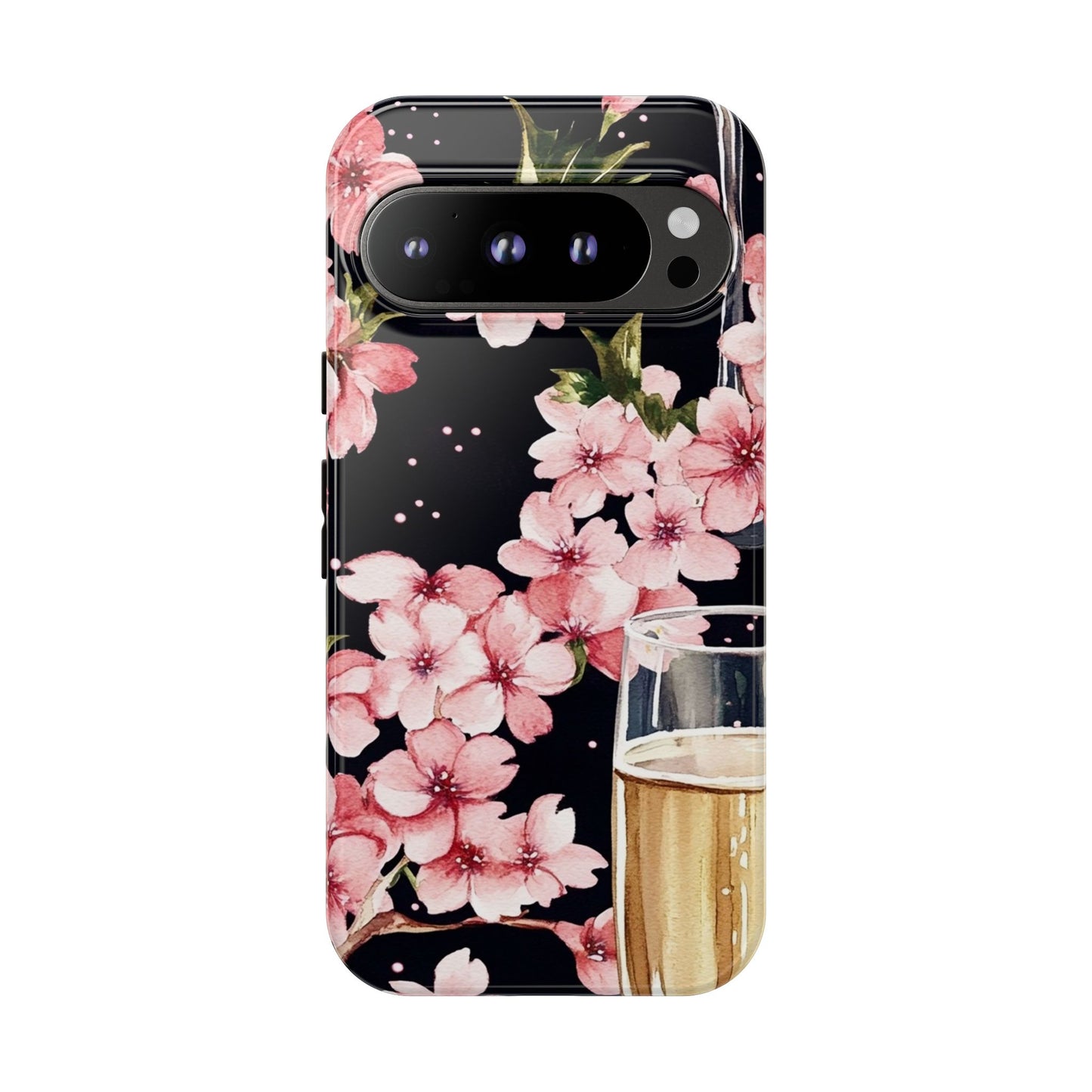Chic Phone Case with Floral Design, Elegant Phone Cover for Women, Gift for Birthdays, Mother's Day, or Celebrations