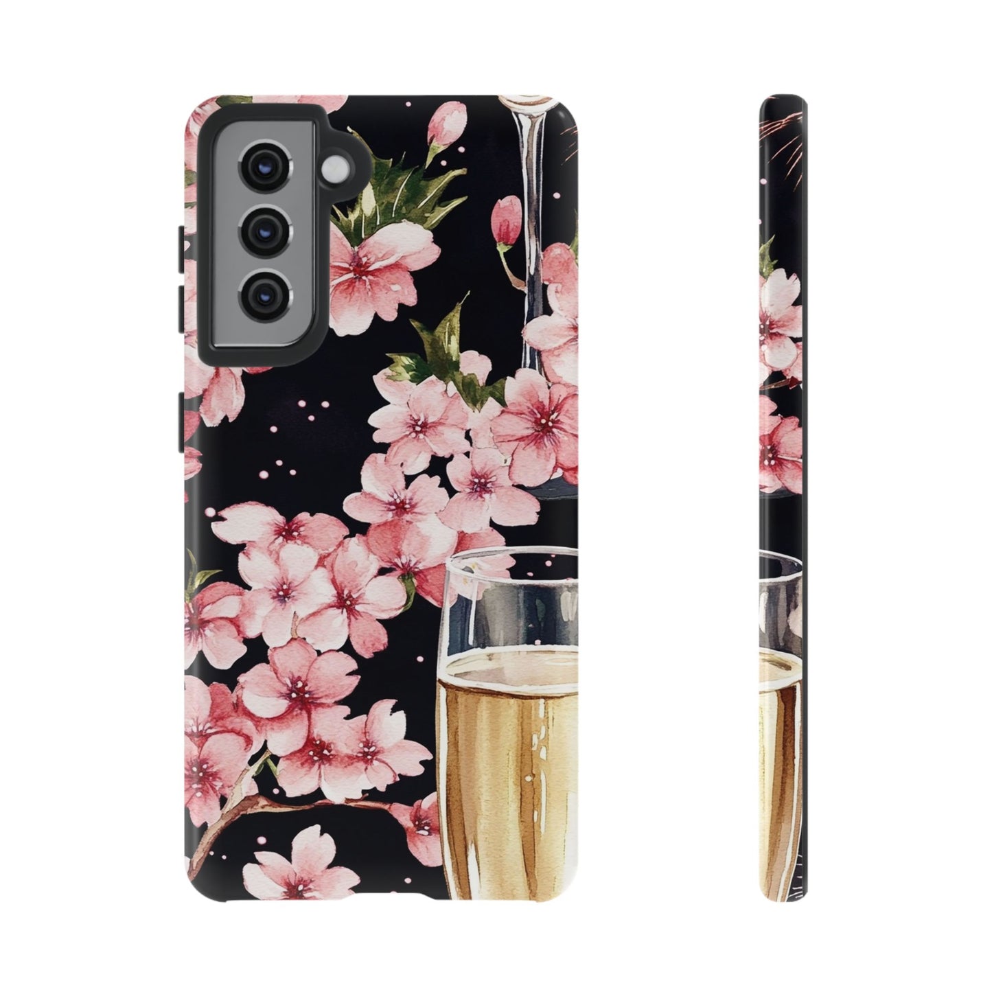 Chic Phone Case with Floral Design, Elegant Phone Cover for Women, Gift for Birthdays, Mother's Day, or Celebrations