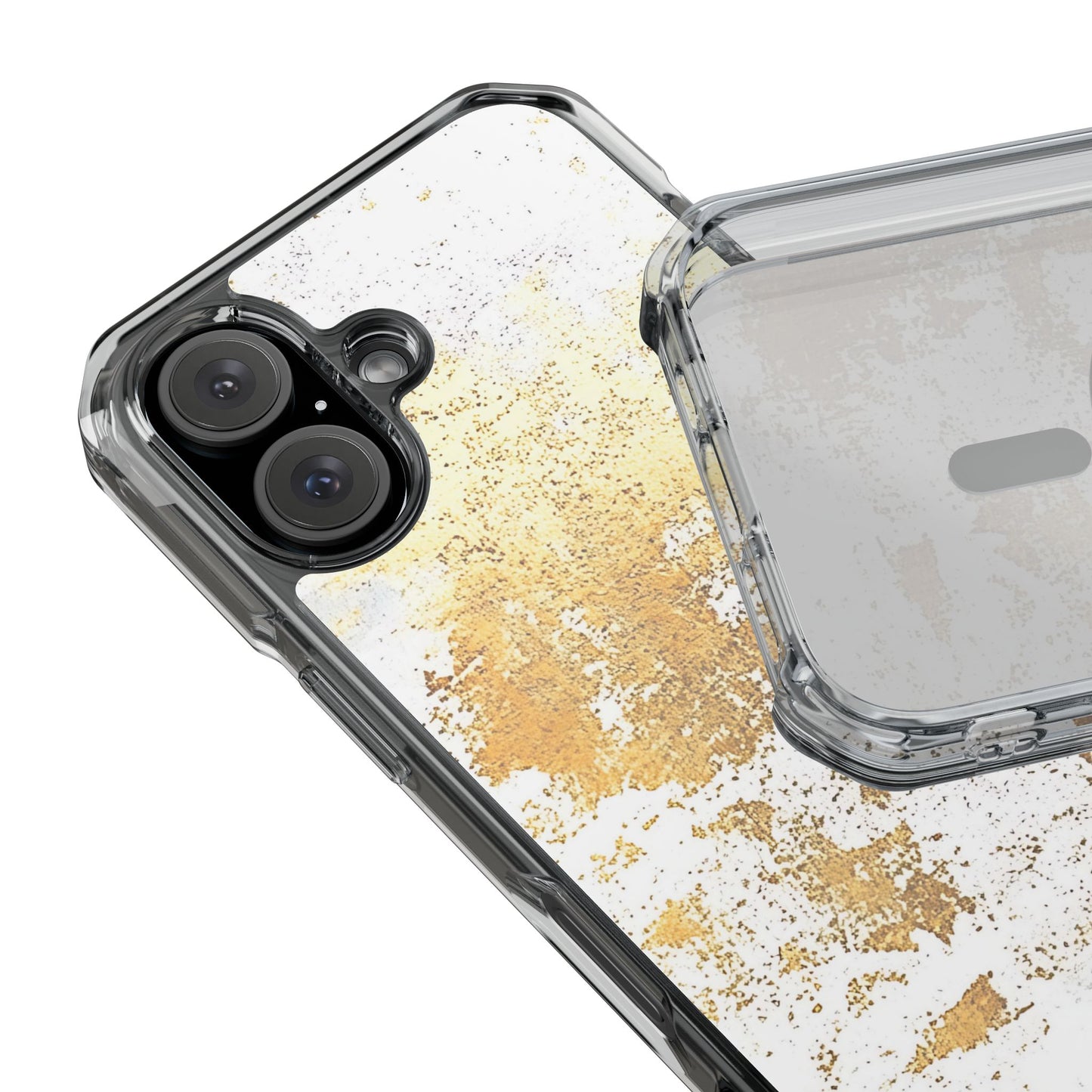 Stylish Magnetic Phone Case, Clear Impact Phone Cover, Unique Protective Case, Customizable Phone Accessory, Trendy Gift Idea