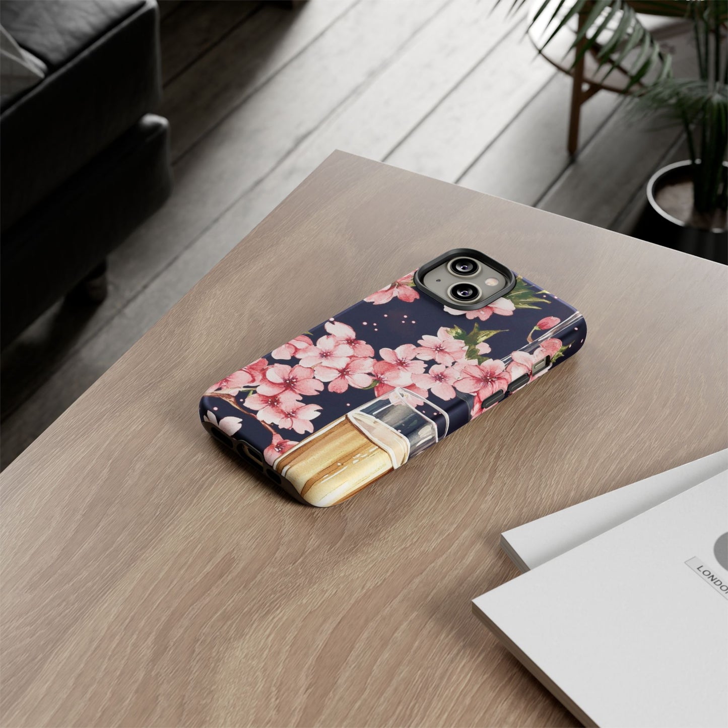 Chic Phone Case with Floral Design, Elegant Phone Cover for Women, Gift for Birthdays, Mother's Day, or Celebrations