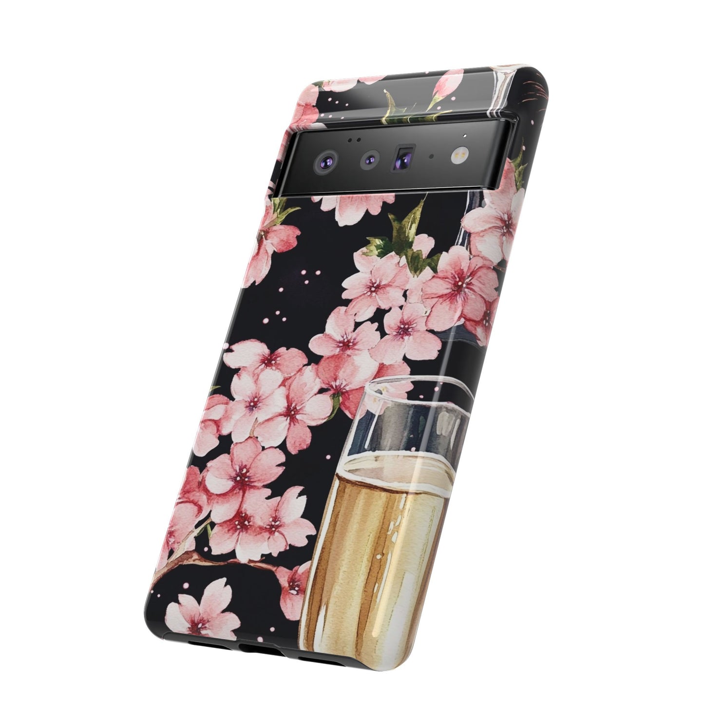 Chic Phone Case with Floral Design, Elegant Phone Cover for Women, Gift for Birthdays, Mother's Day, or Celebrations