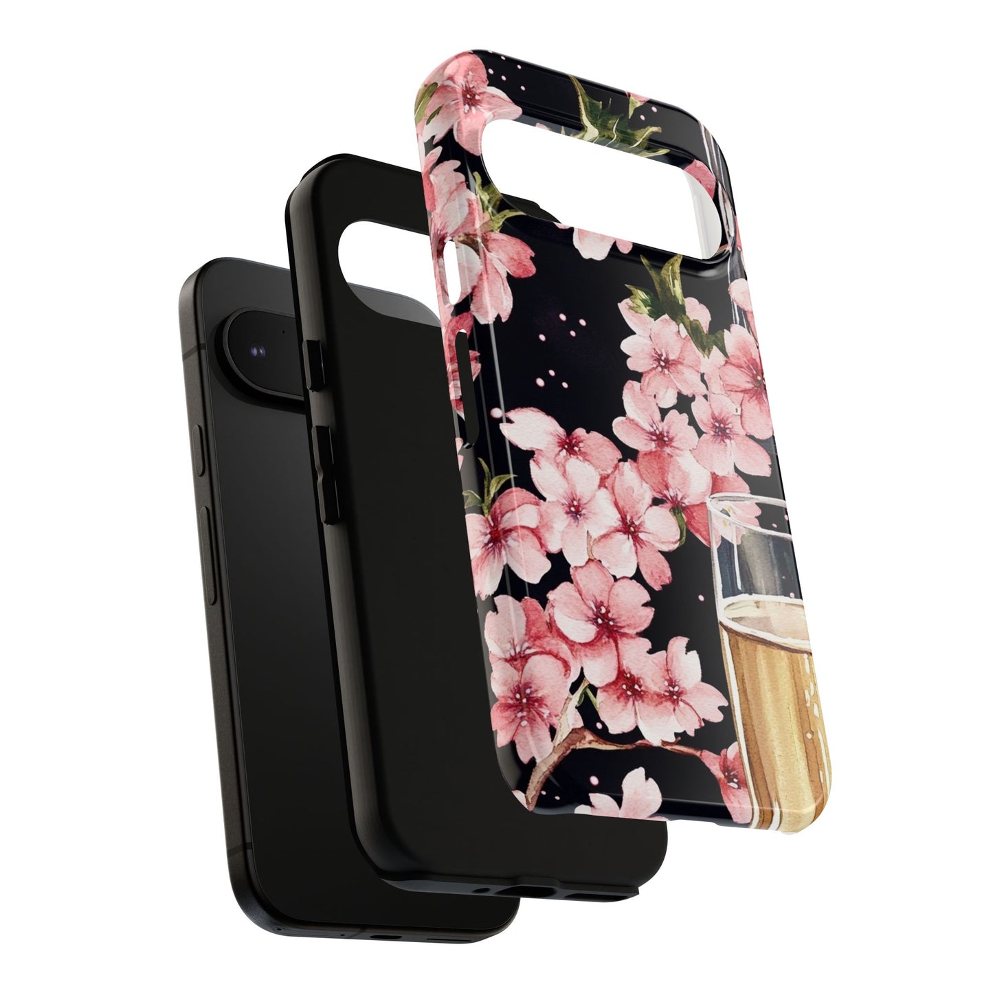 Chic Phone Case with Floral Design, Elegant Phone Cover for Women, Gift for Birthdays, Mother's Day, or Celebrations