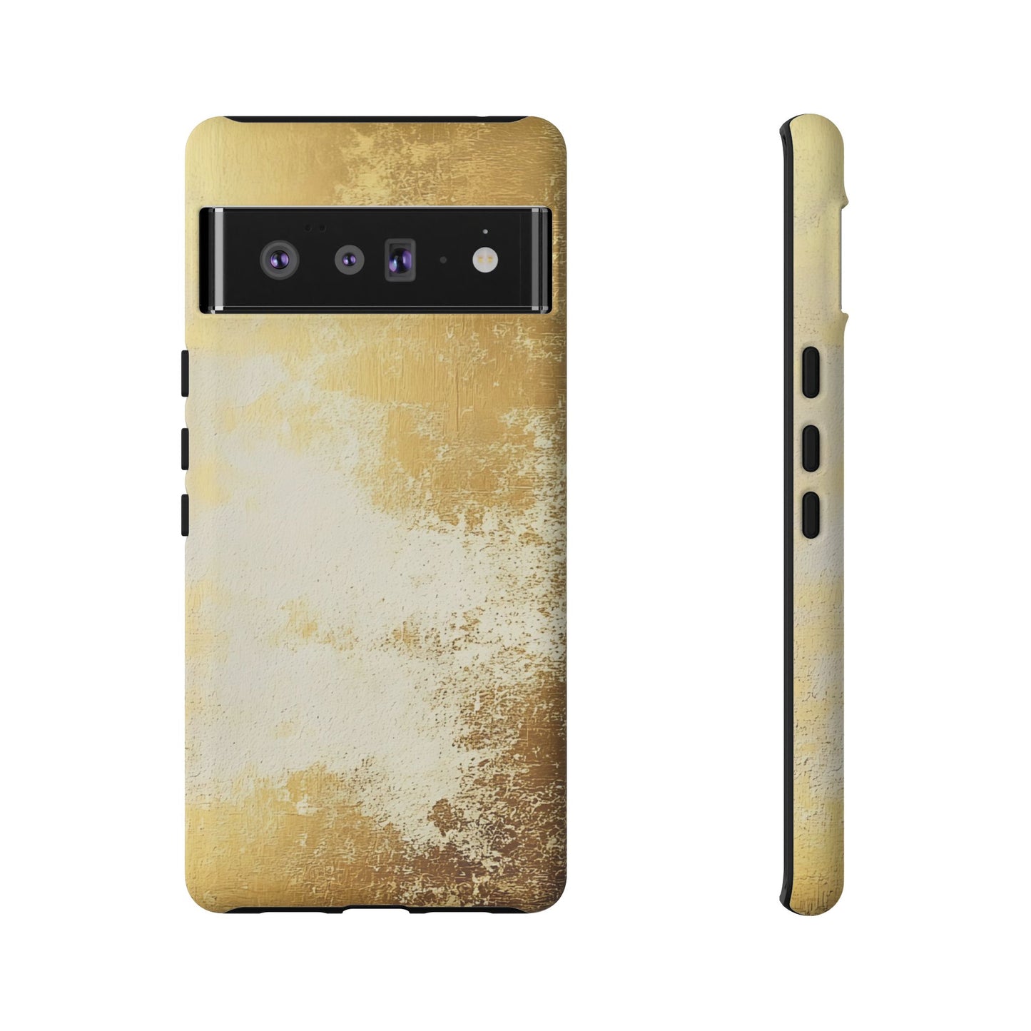 Stylish Phone Case - Gold Texture, Tough Cases, Protective Cover, Gift for Him, Glamorous Phone Accessory