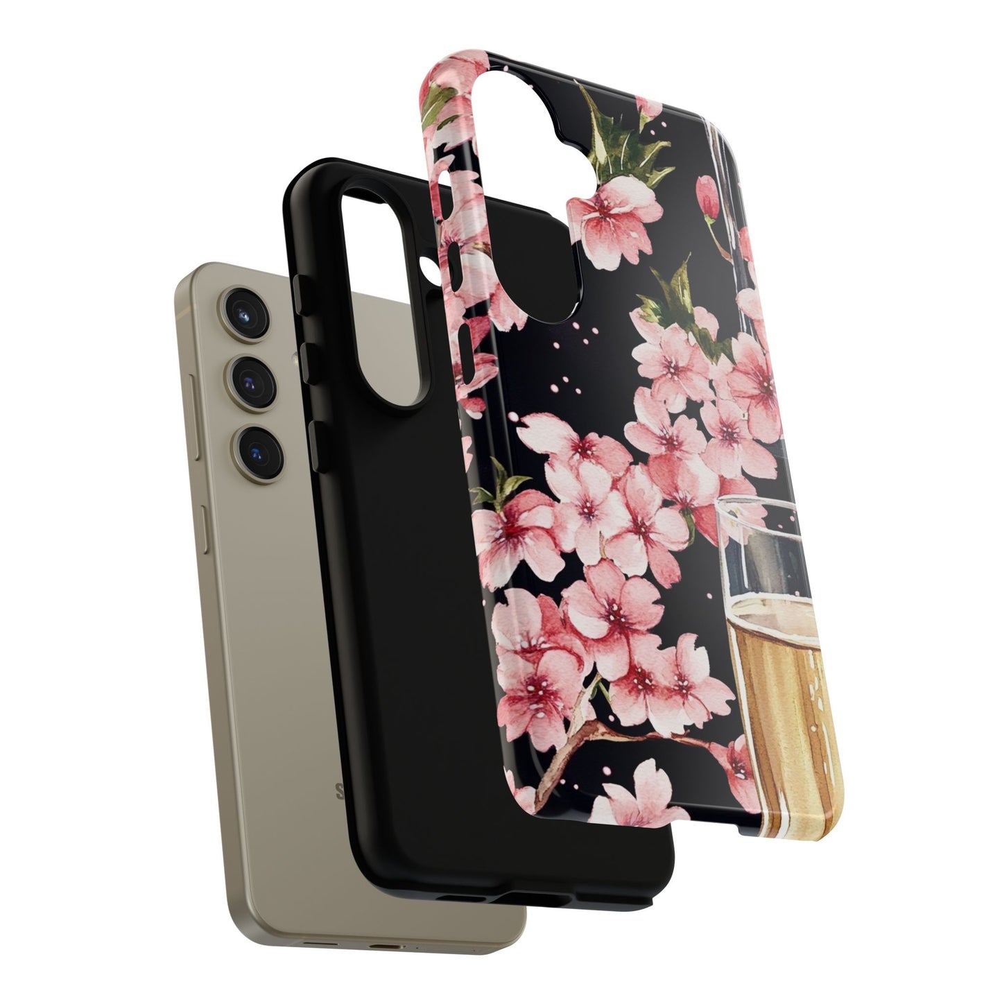 Chic Phone Case with Floral Design, Elegant Phone Cover for Women, Gift for Birthdays, Mother's Day, or Celebrations
