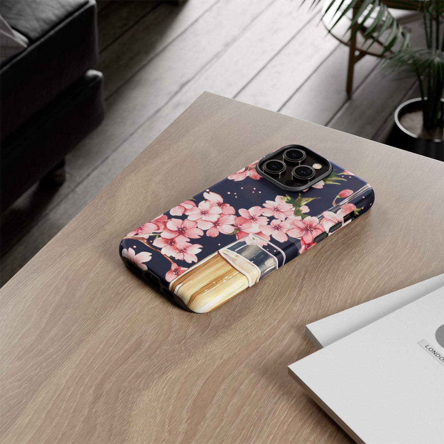 Chic Phone Case with Floral Design, Elegant Phone Cover for Women, Gift for Birthdays, Mother's Day, or Celebrations