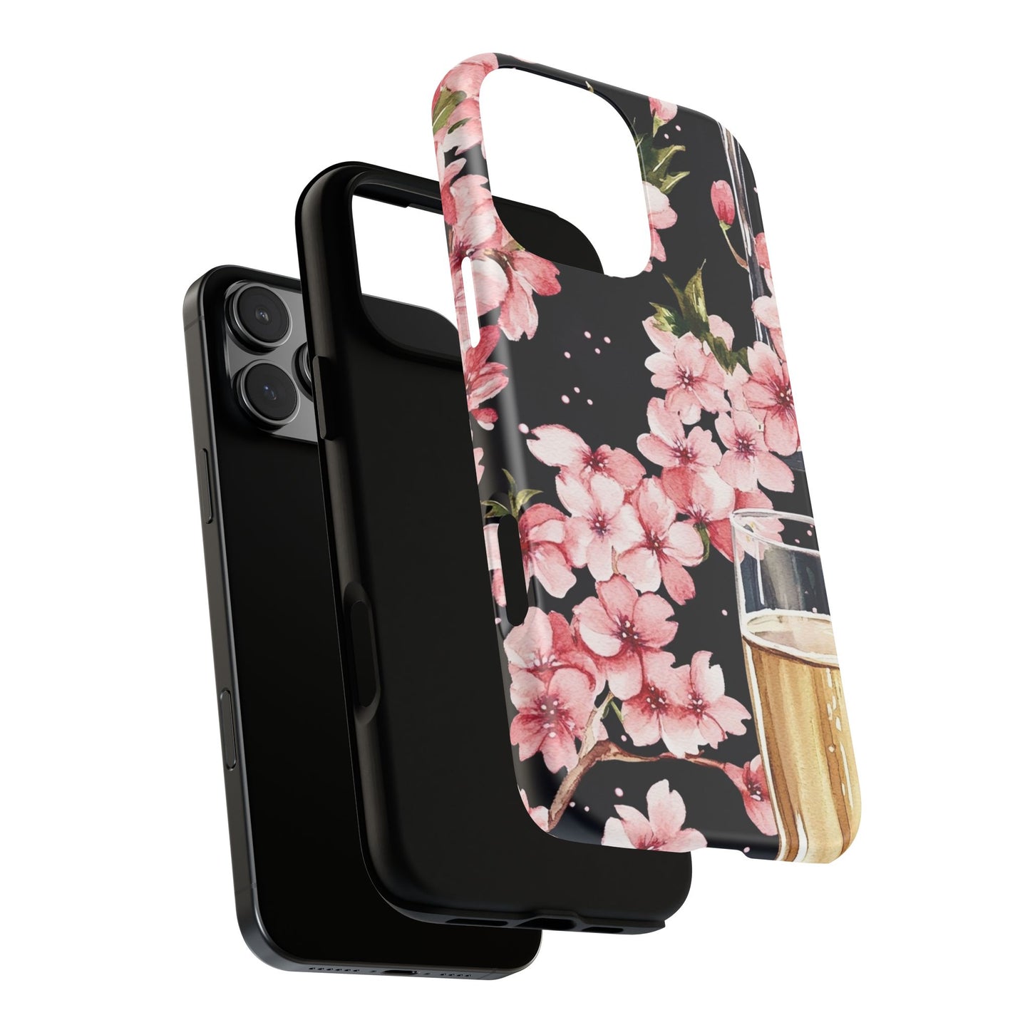 Chic Phone Case with Floral Design, Elegant Phone Cover for Women, Gift for Birthdays, Mother's Day, or Celebrations
