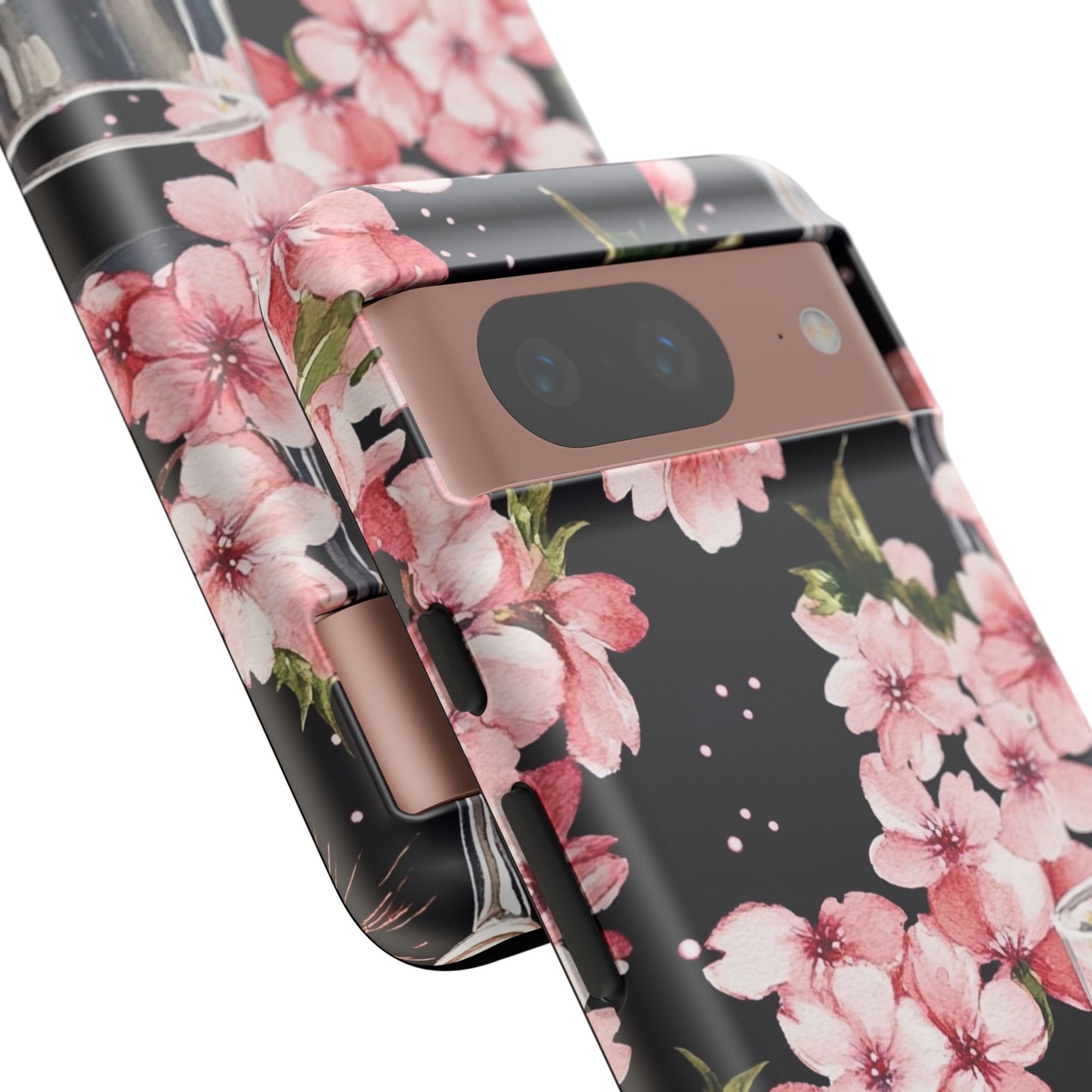 Chic Phone Case with Floral Design, Elegant Phone Cover for Women, Gift for Birthdays, Mother's Day, or Celebrations