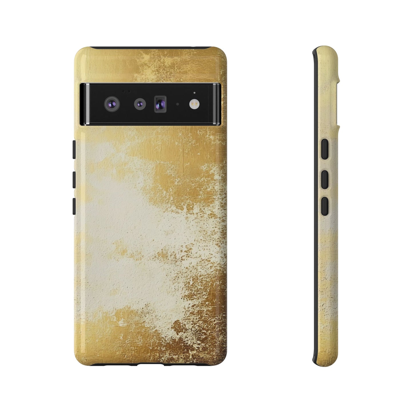 Stylish Phone Case - Gold Texture, Tough Cases, Protective Cover, Gift for Him, Glamorous Phone Accessory