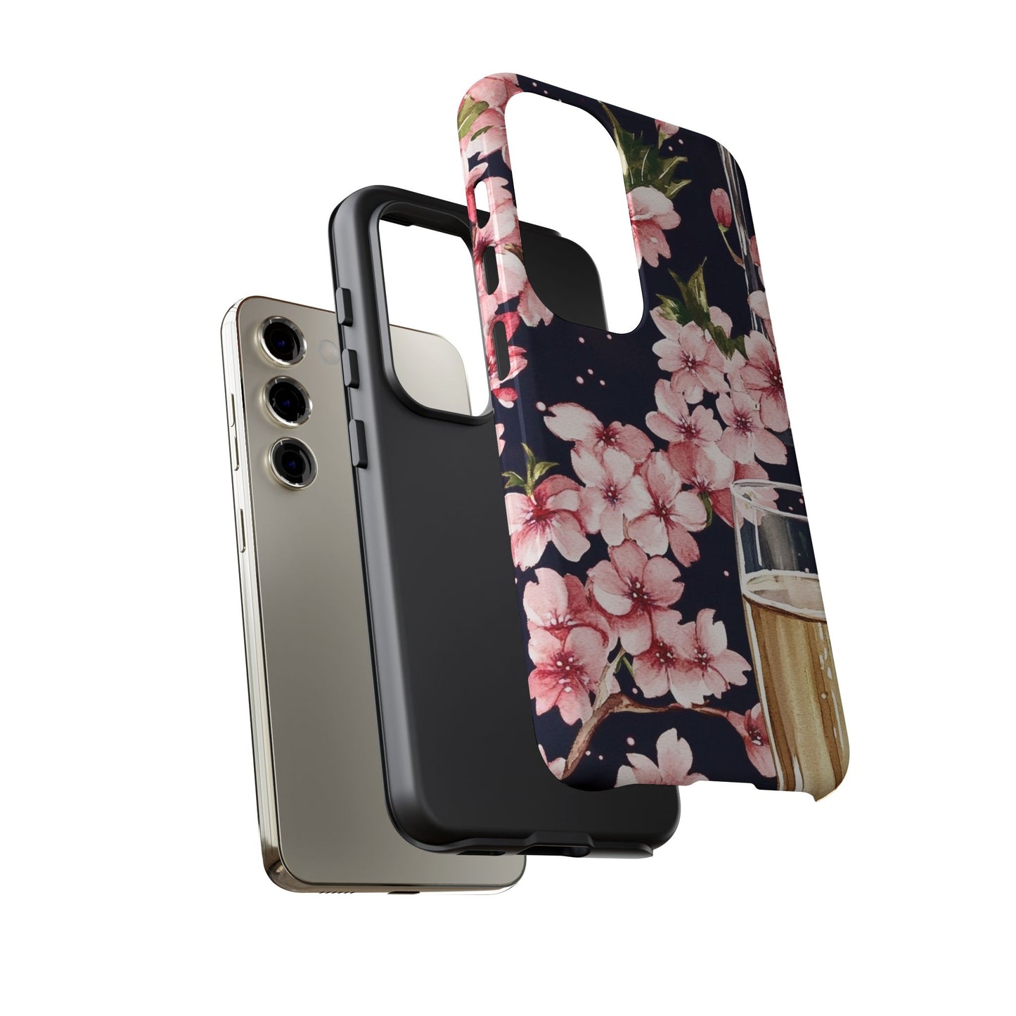 Chic Phone Case with Floral Design, Elegant Phone Cover for Women, Gift for Birthdays, Mother's Day, or Celebrations