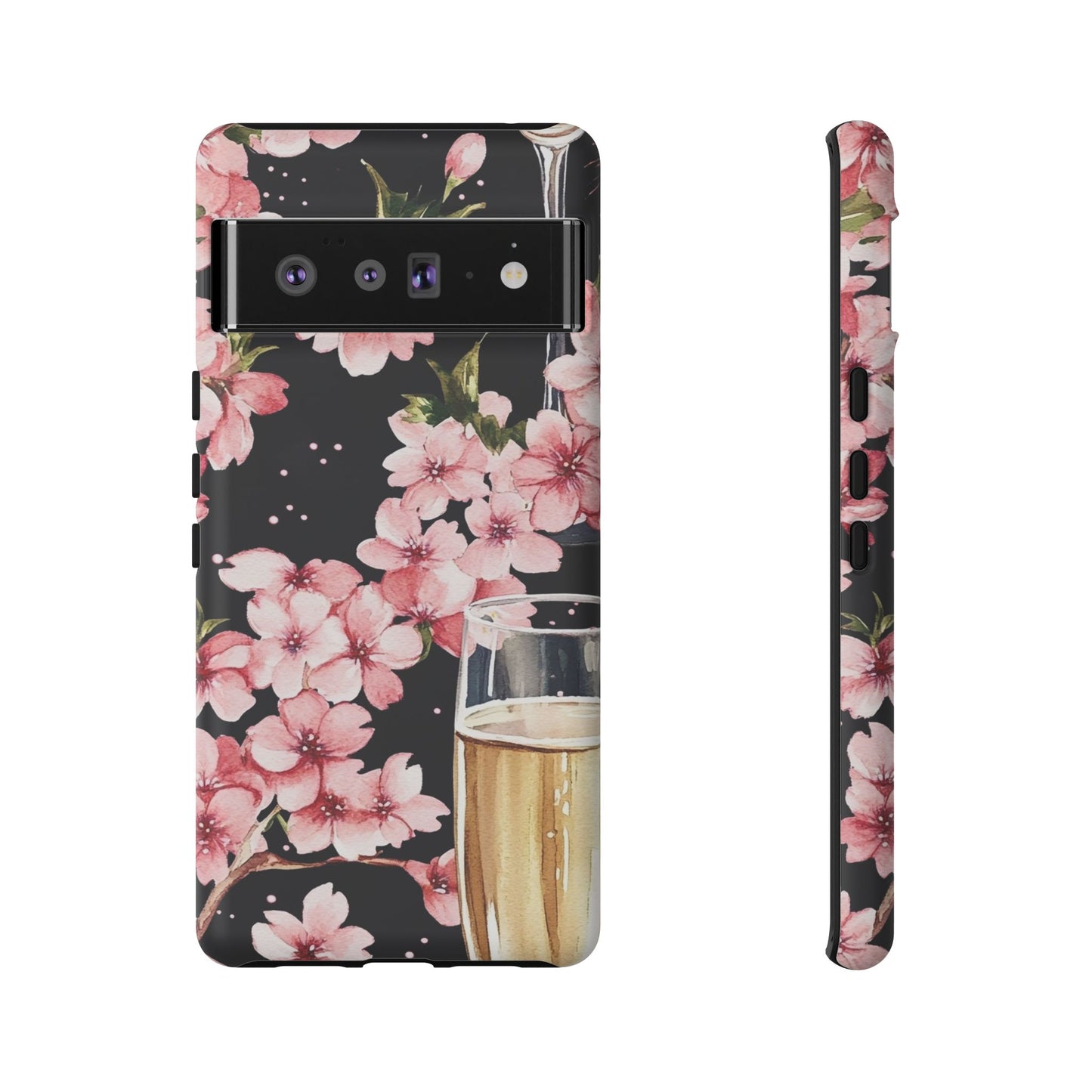 Chic Phone Case with Floral Design, Elegant Phone Cover for Women, Gift for Birthdays, Mother's Day, or Celebrations