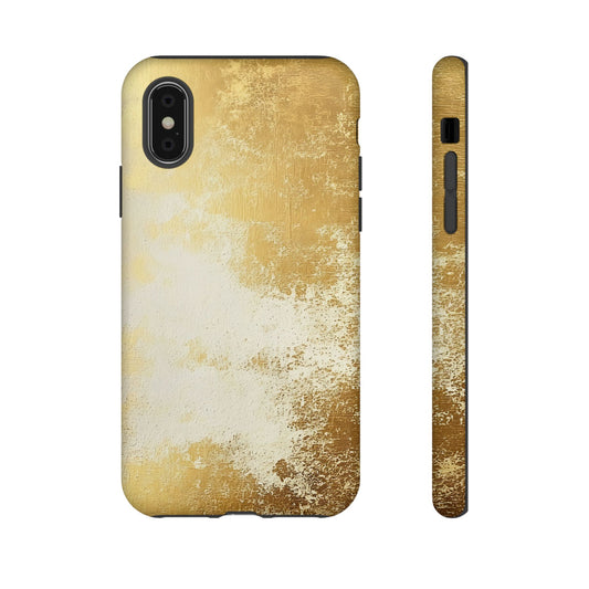 Stylish Phone Case - Gold Texture, Tough Cases, Protective Cover, Gift for Him, Glamorous Phone Accessory