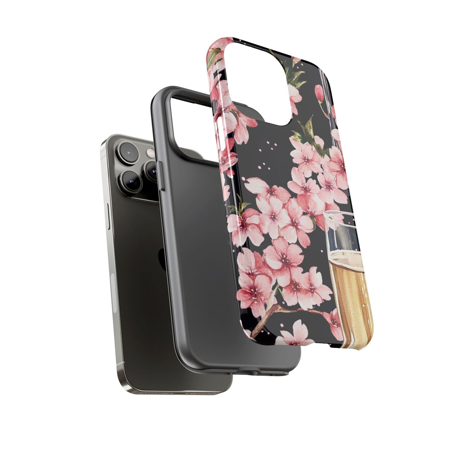 Chic Phone Case with Floral Design, Elegant Phone Cover for Women, Gift for Birthdays, Mother's Day, or Celebrations
