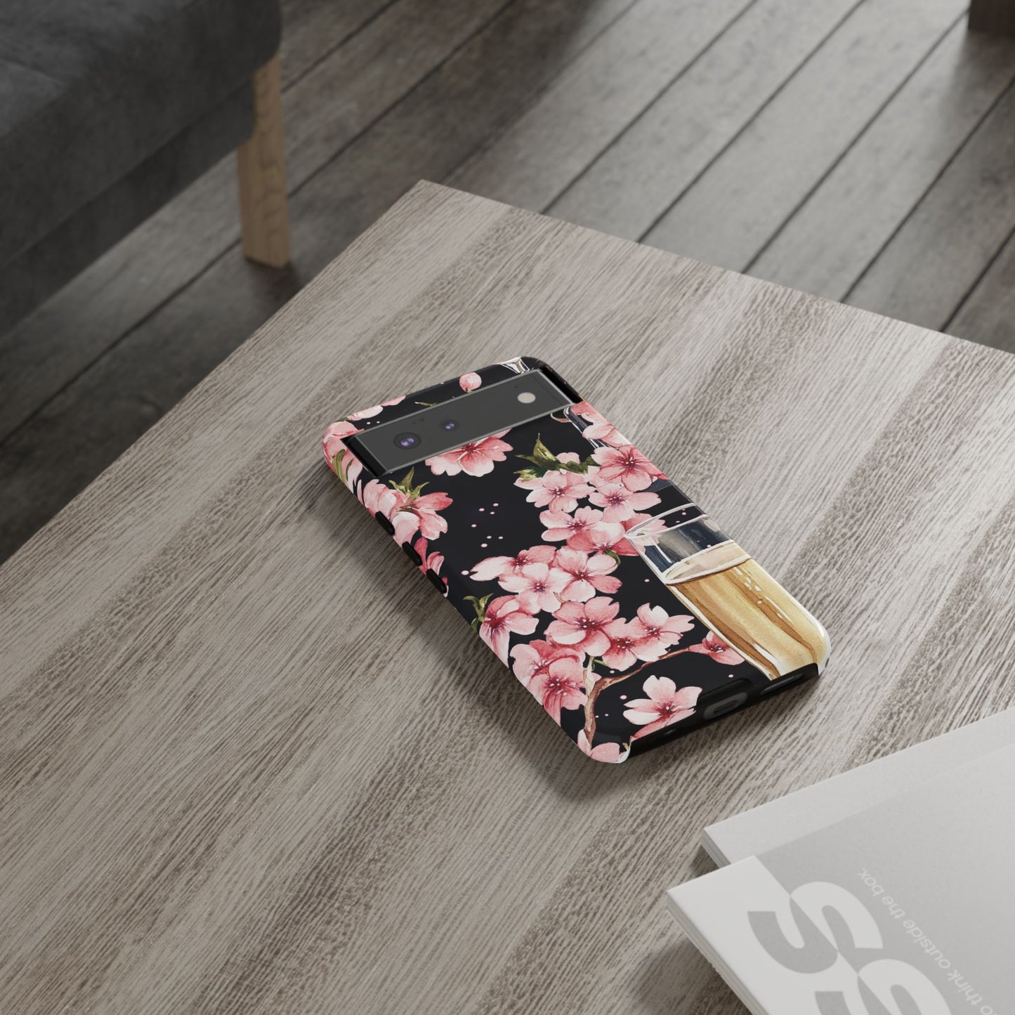 Chic Phone Case with Floral Design, Elegant Phone Cover for Women, Gift for Birthdays, Mother's Day, or Celebrations