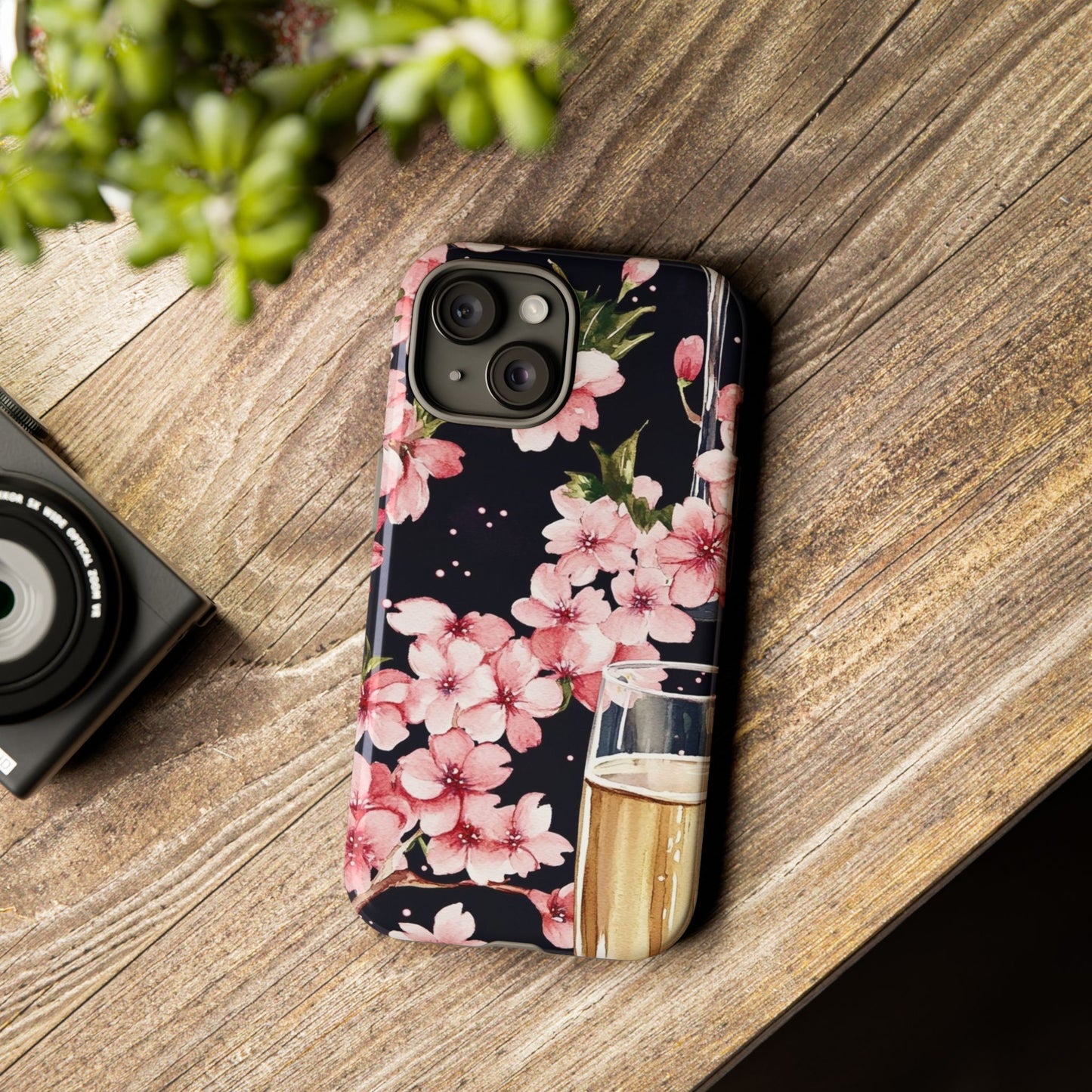 Chic Phone Case with Floral Design, Elegant Phone Cover for Women, Gift for Birthdays, Mother's Day, or Celebrations