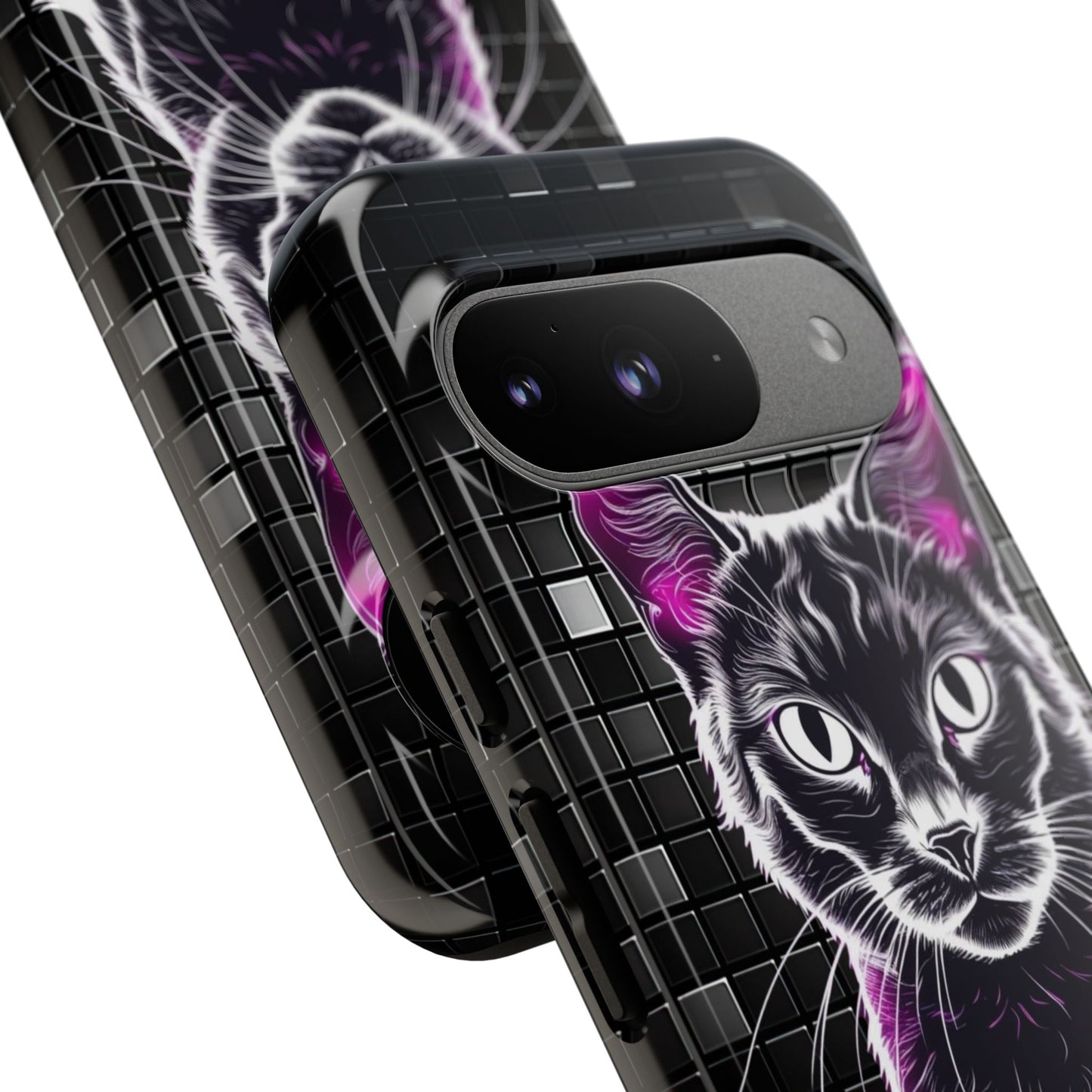Cat Phone Case - Meow Magic, Cute Cat Lover Gift, Cat Mom Accessory, Pet-Themed Phone Cover, Stylish Cat Art Case