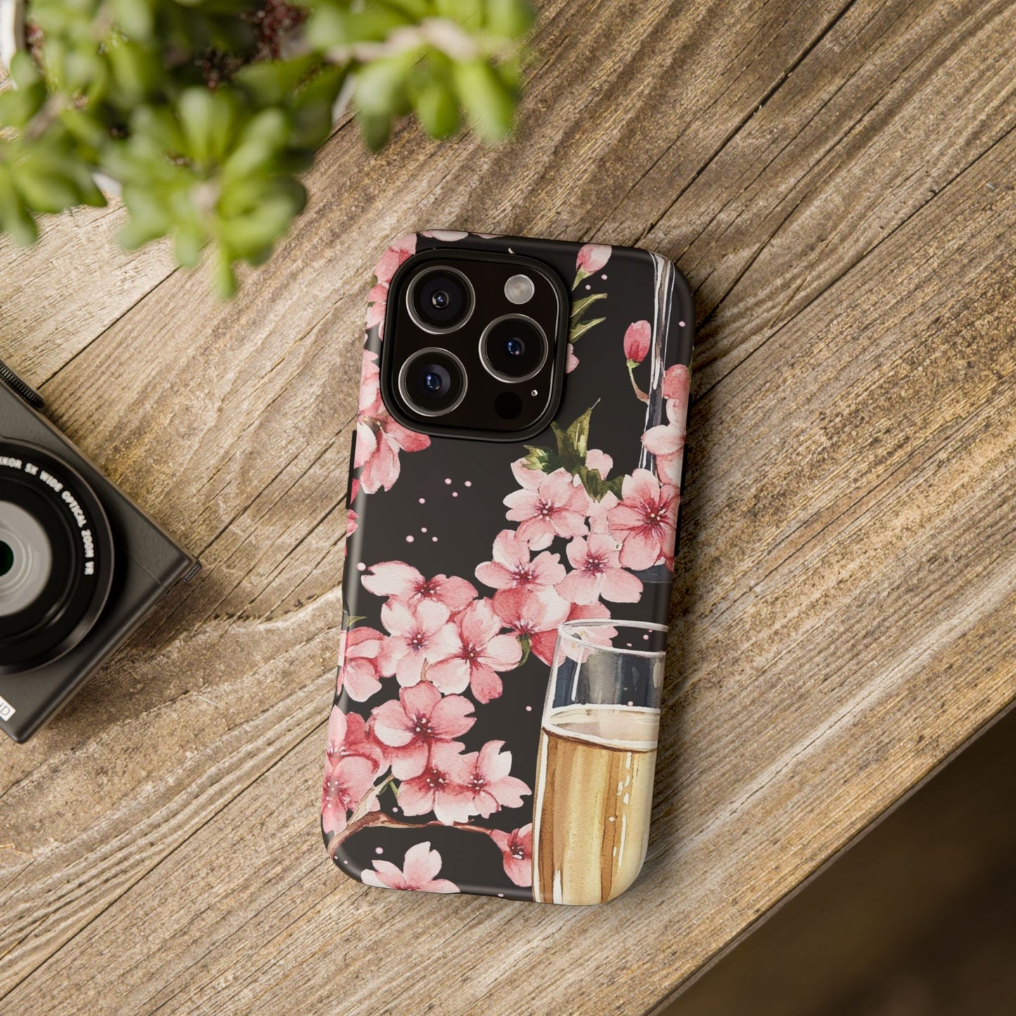 Chic Phone Case with Floral Design, Elegant Phone Cover for Women, Gift for Birthdays, Mother's Day, or Celebrations