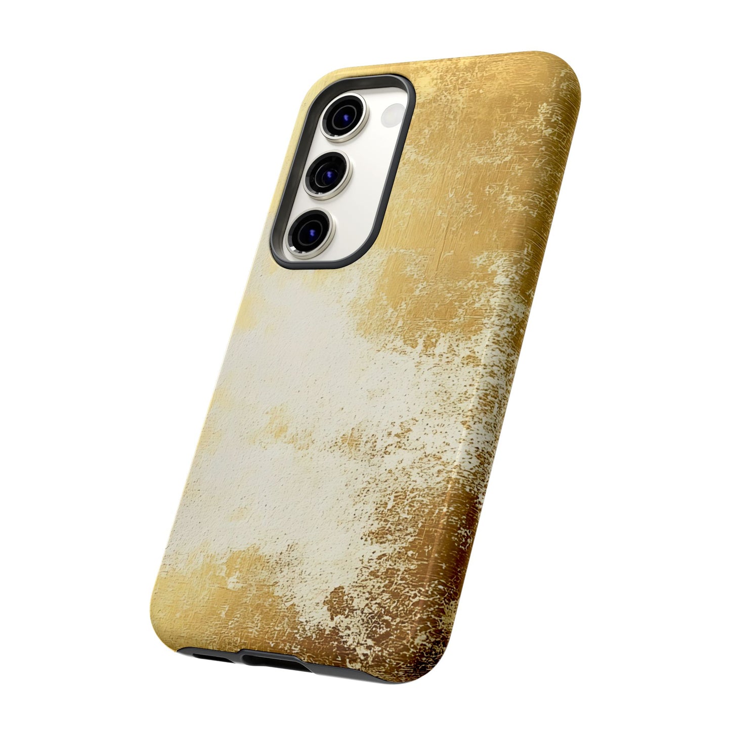 Stylish Phone Case - Gold Texture, Tough Cases, Protective Cover, Gift for Him, Glamorous Phone Accessory