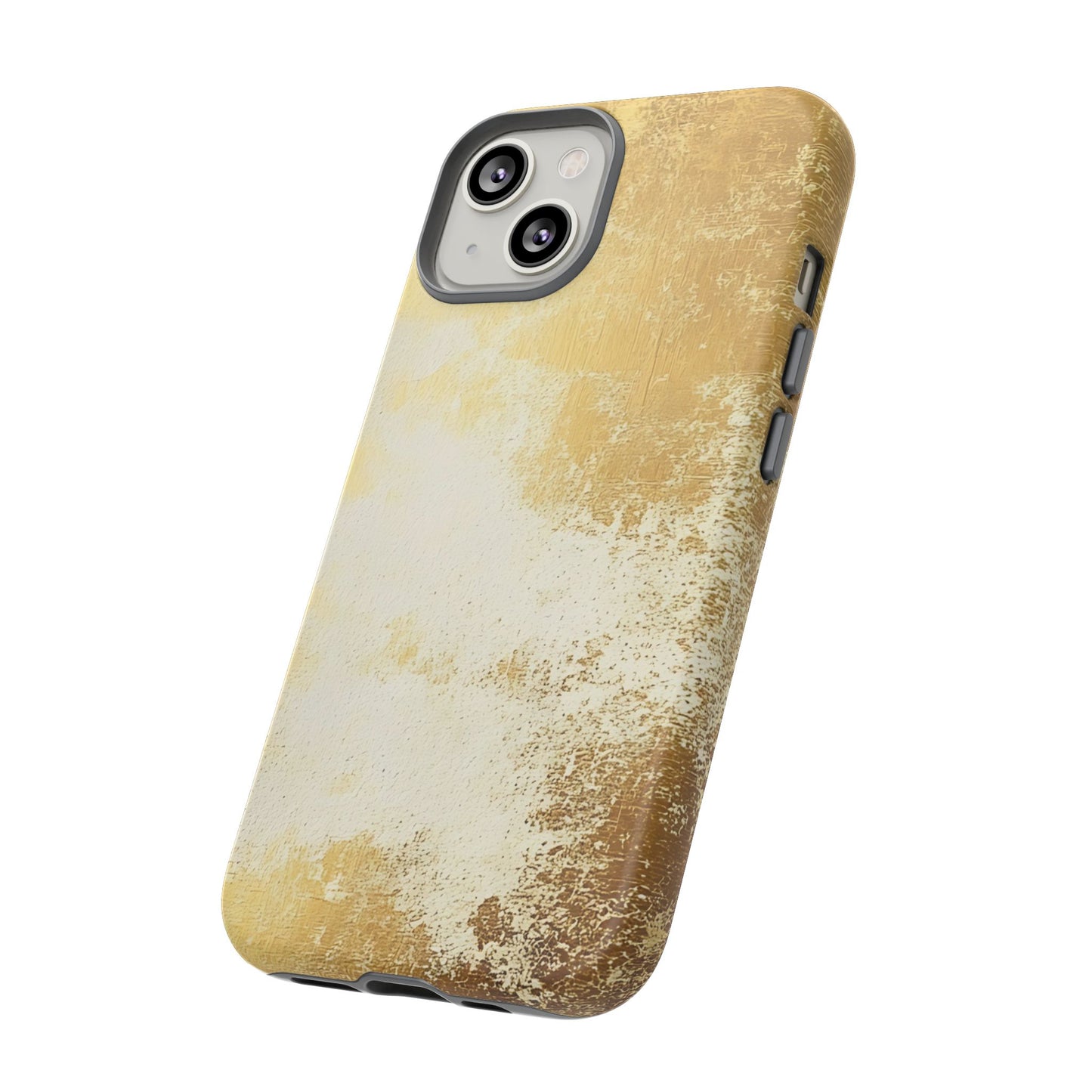 Stylish Phone Case - Gold Texture, Tough Cases, Protective Cover, Gift for Him, Glamorous Phone Accessory