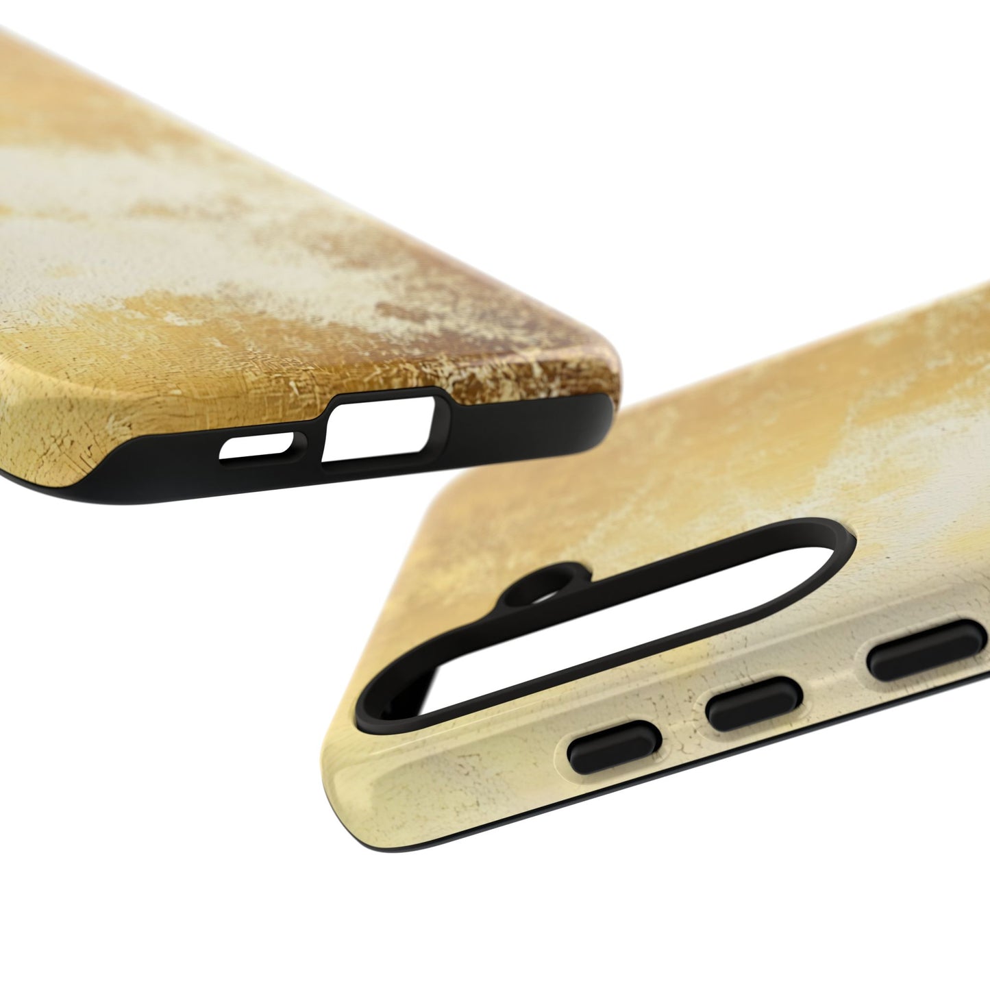 Stylish Phone Case - Gold Texture, Tough Cases, Protective Cover, Gift for Him, Glamorous Phone Accessory