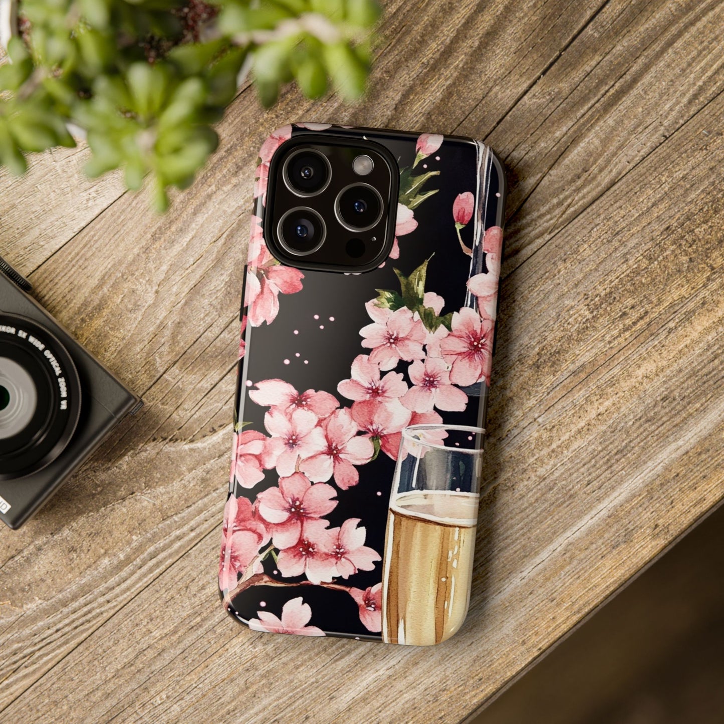 Chic Phone Case with Floral Design, Elegant Phone Cover for Women, Gift for Birthdays, Mother's Day, or Celebrations