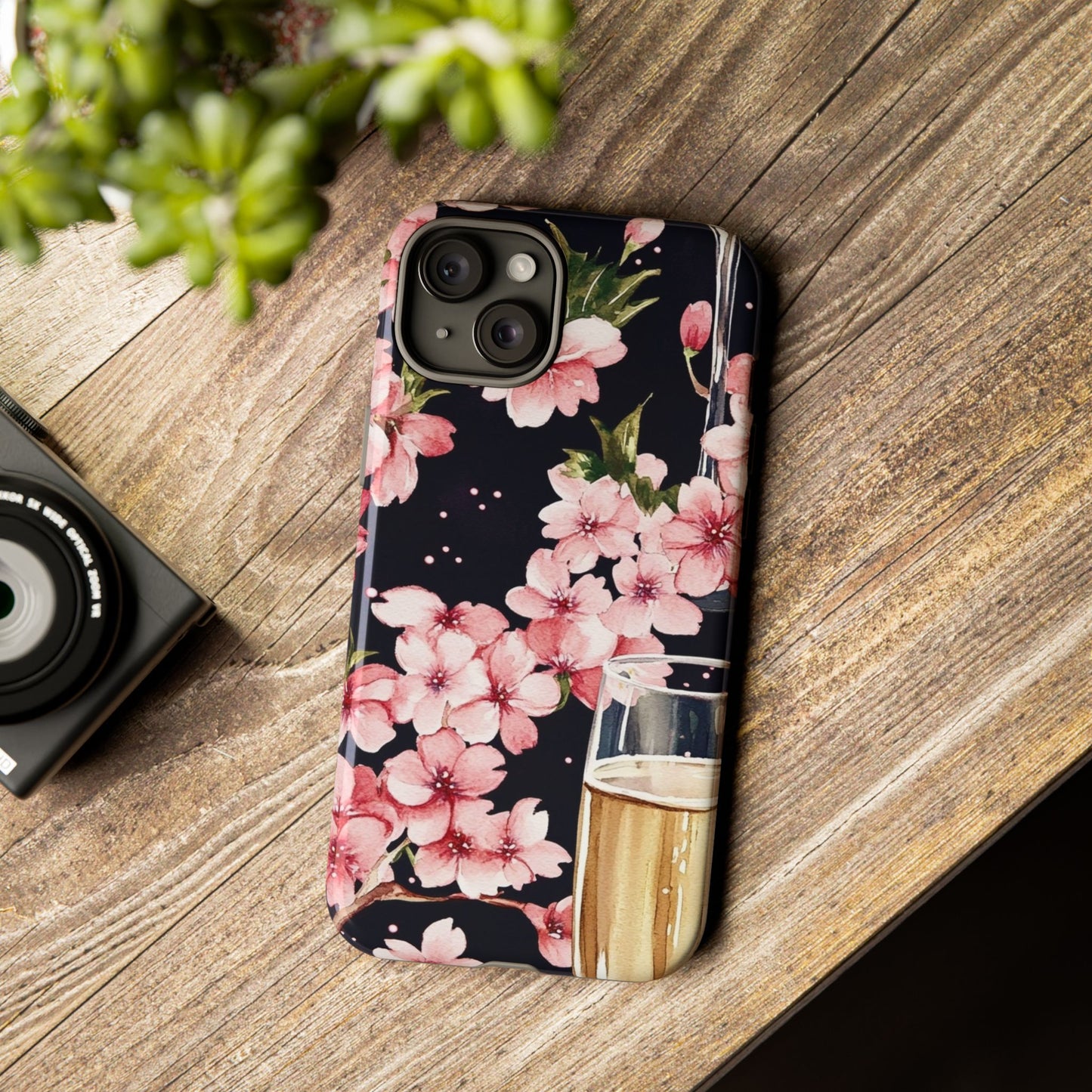 Chic Phone Case with Floral Design, Elegant Phone Cover for Women, Gift for Birthdays, Mother's Day, or Celebrations