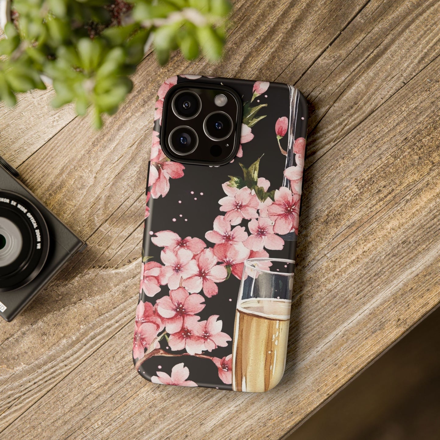 Chic Phone Case with Floral Design, Elegant Phone Cover for Women, Gift for Birthdays, Mother's Day, or Celebrations