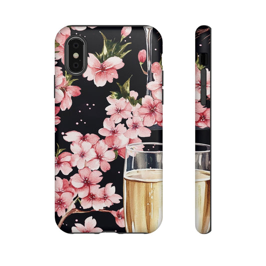 Chic Phone Case with Floral Design, Elegant Phone Cover for Women, Gift for Birthdays, Mother's Day, or Celebrations