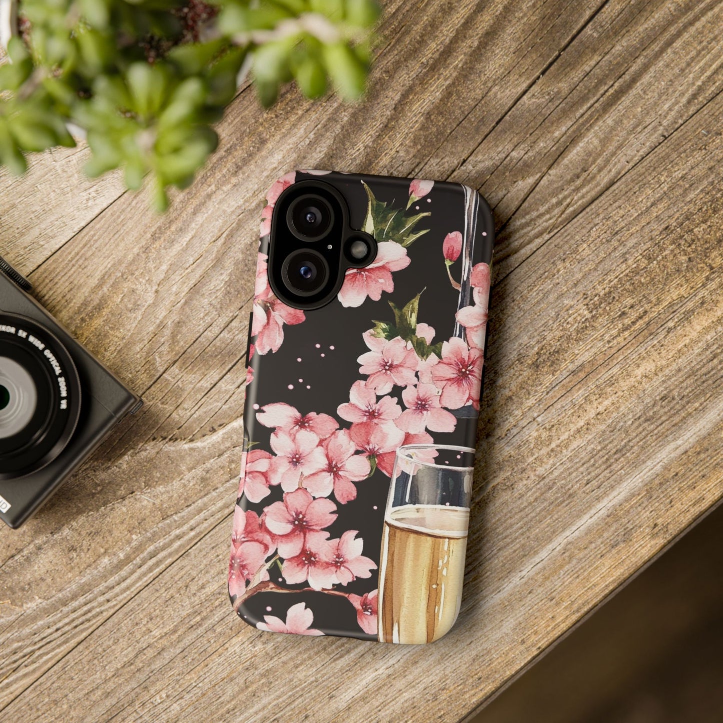 Chic Phone Case with Floral Design, Elegant Phone Cover for Women, Gift for Birthdays, Mother's Day, or Celebrations