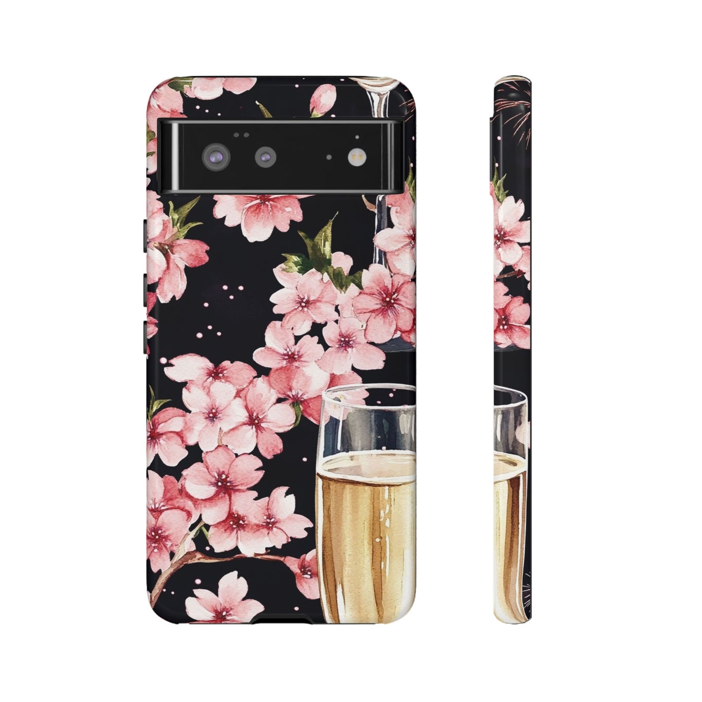 Chic Phone Case with Floral Design, Elegant Phone Cover for Women, Gift for Birthdays, Mother's Day, or Celebrations