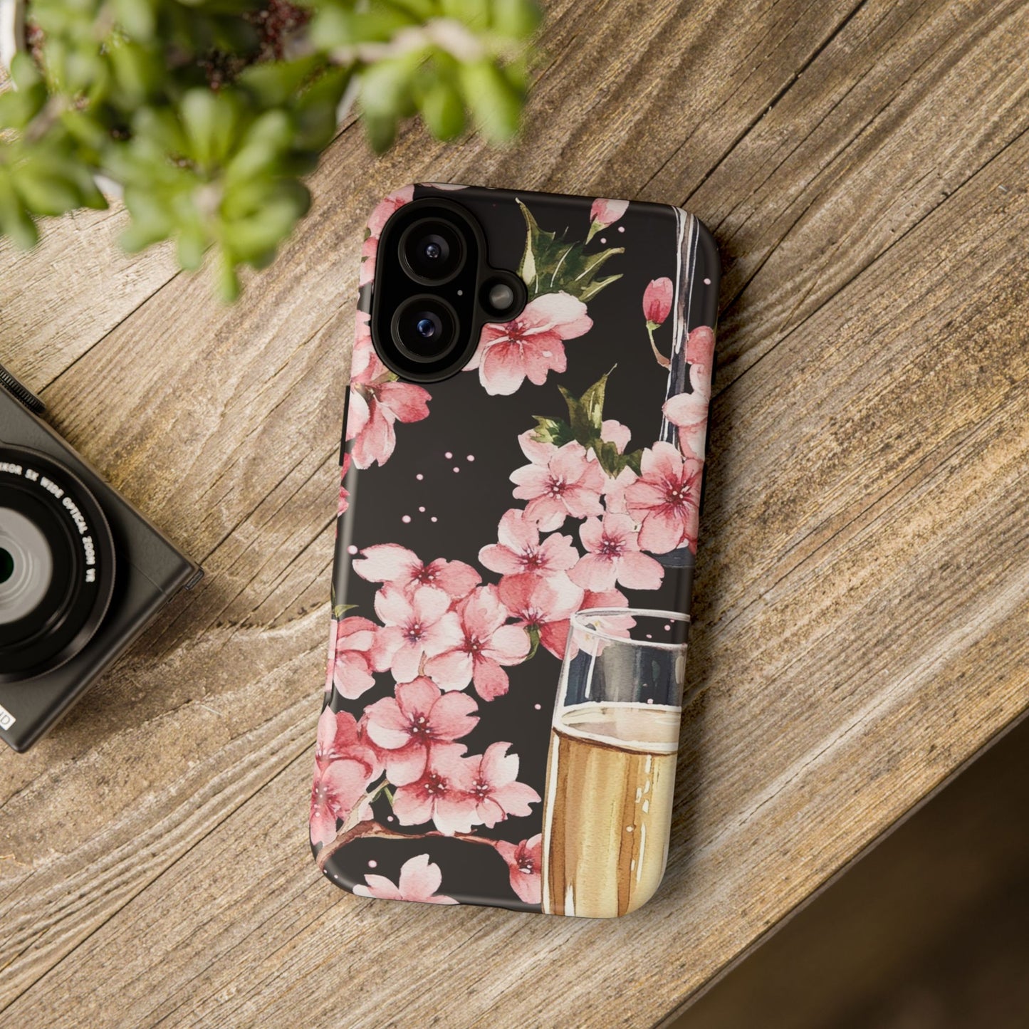 Chic Phone Case with Floral Design, Elegant Phone Cover for Women, Gift for Birthdays, Mother's Day, or Celebrations
