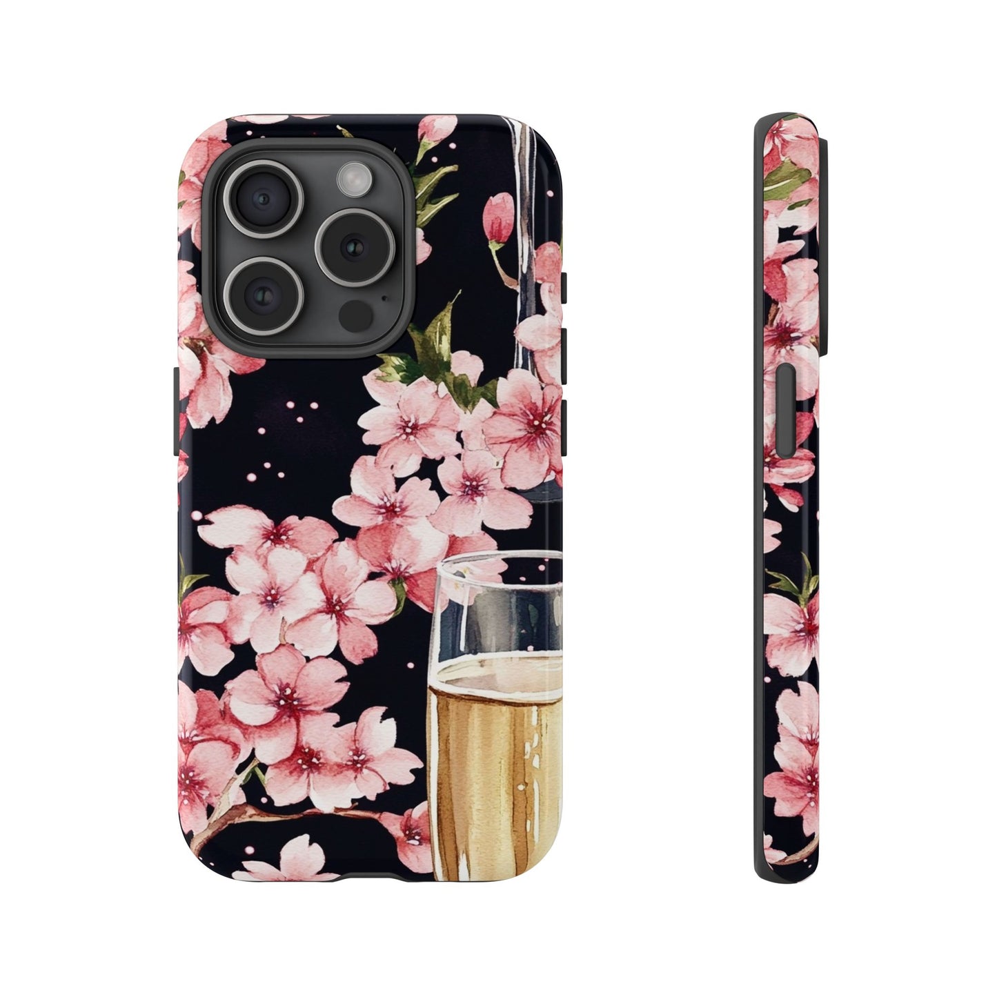 Chic Phone Case with Floral Design, Elegant Phone Cover for Women, Gift for Birthdays, Mother's Day, or Celebrations