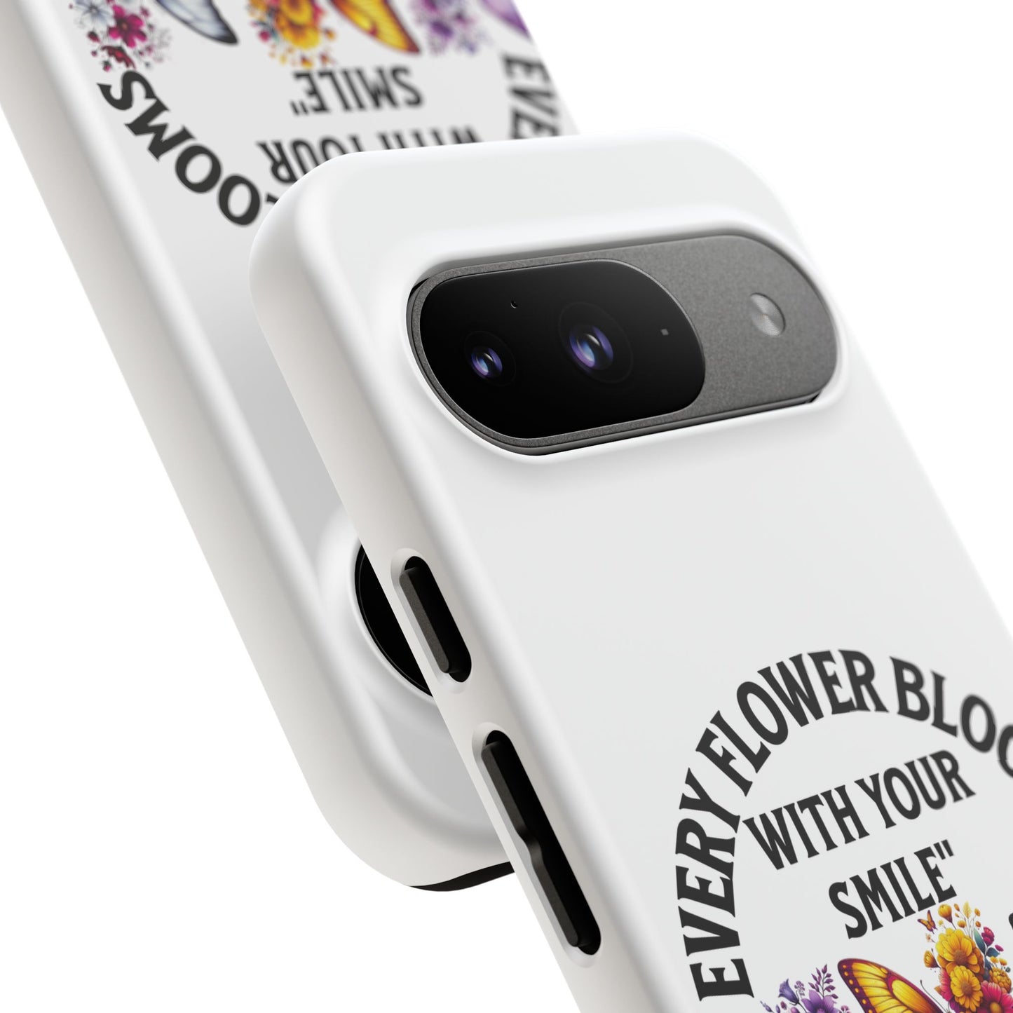 Butterfly Phone Case - Inspirational Floral Design, Perfect Gift for Nature Lovers, Birthdays, and Encouragement