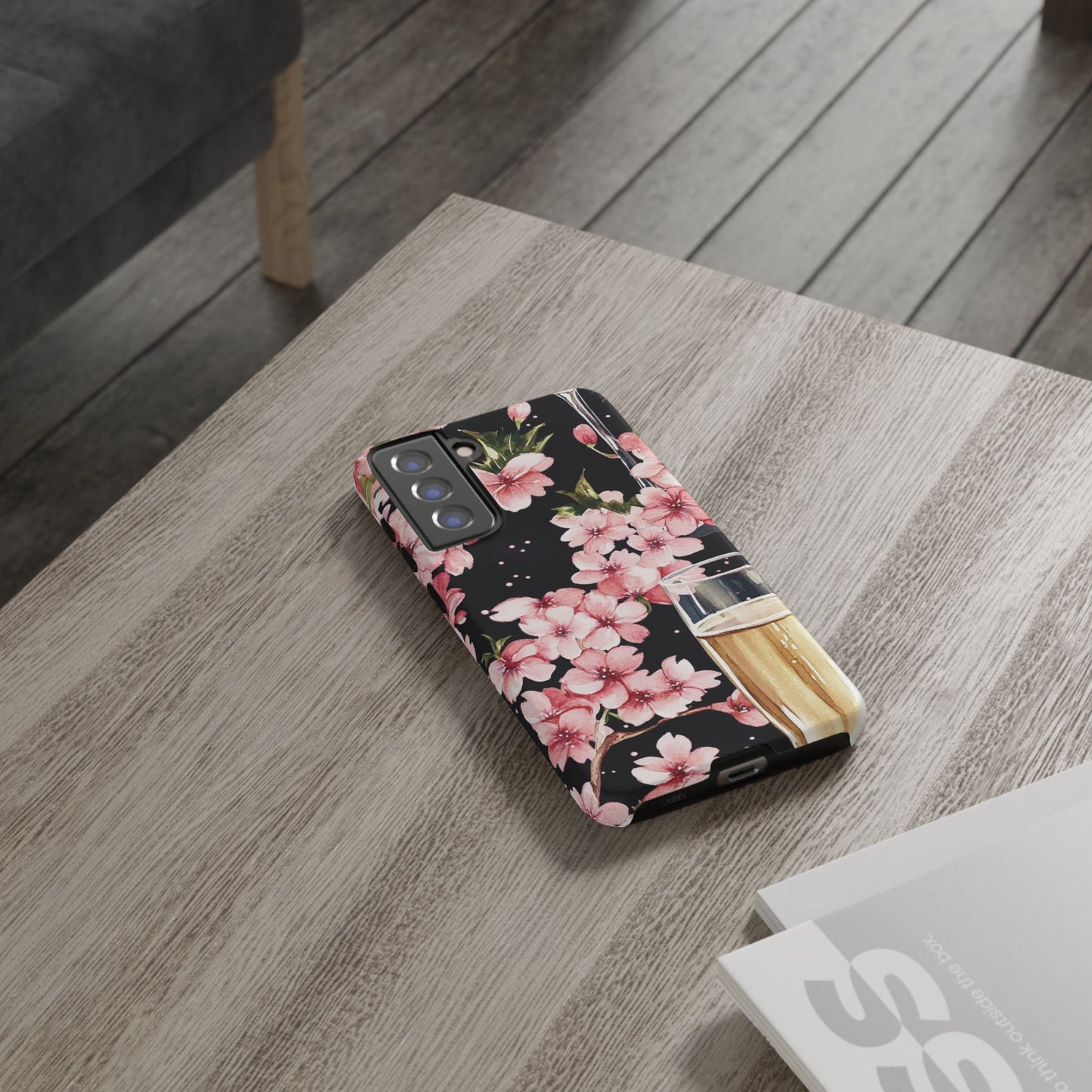 Chic Phone Case with Floral Design, Elegant Phone Cover for Women, Gift for Birthdays, Mother's Day, or Celebrations