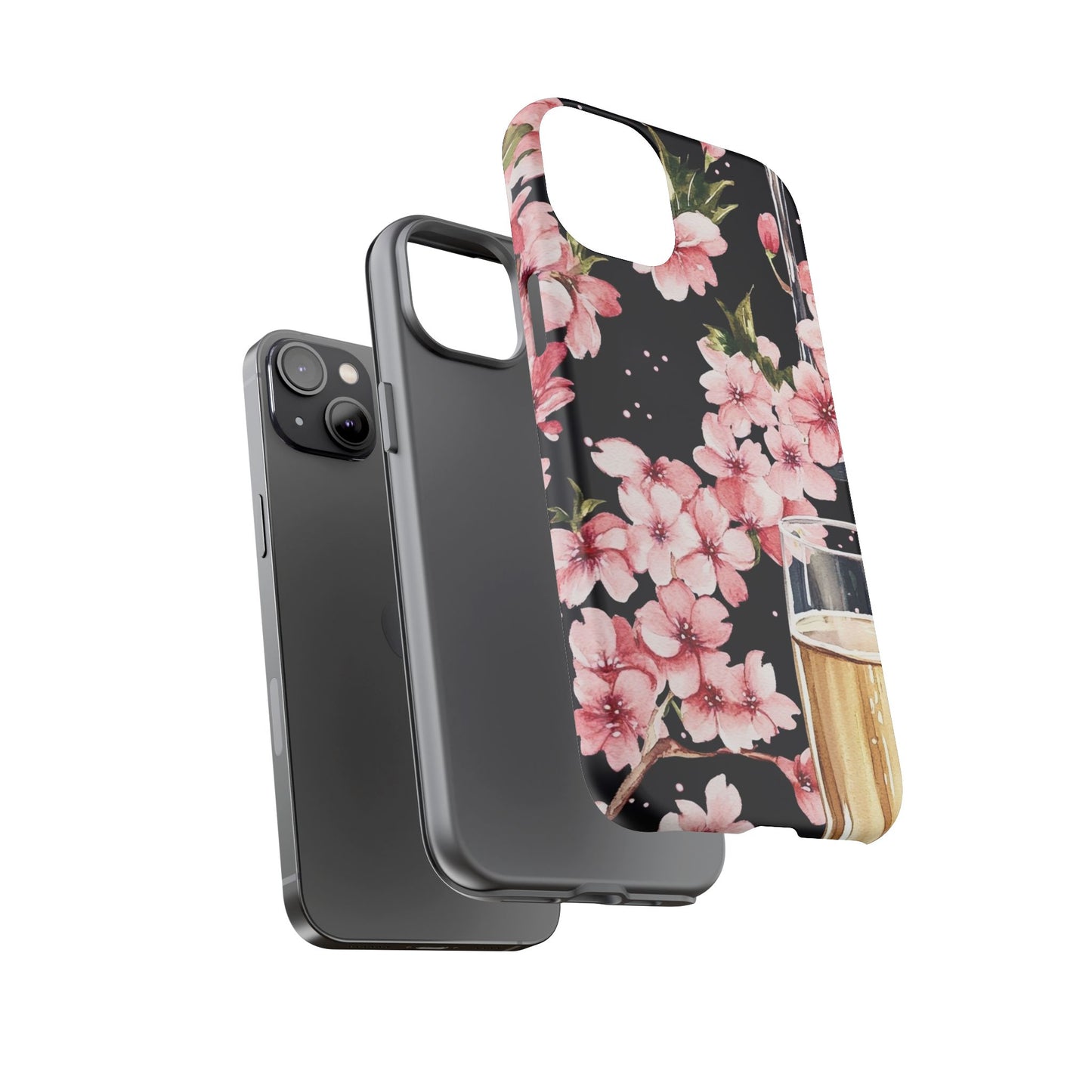 Chic Phone Case with Floral Design, Elegant Phone Cover for Women, Gift for Birthdays, Mother's Day, or Celebrations