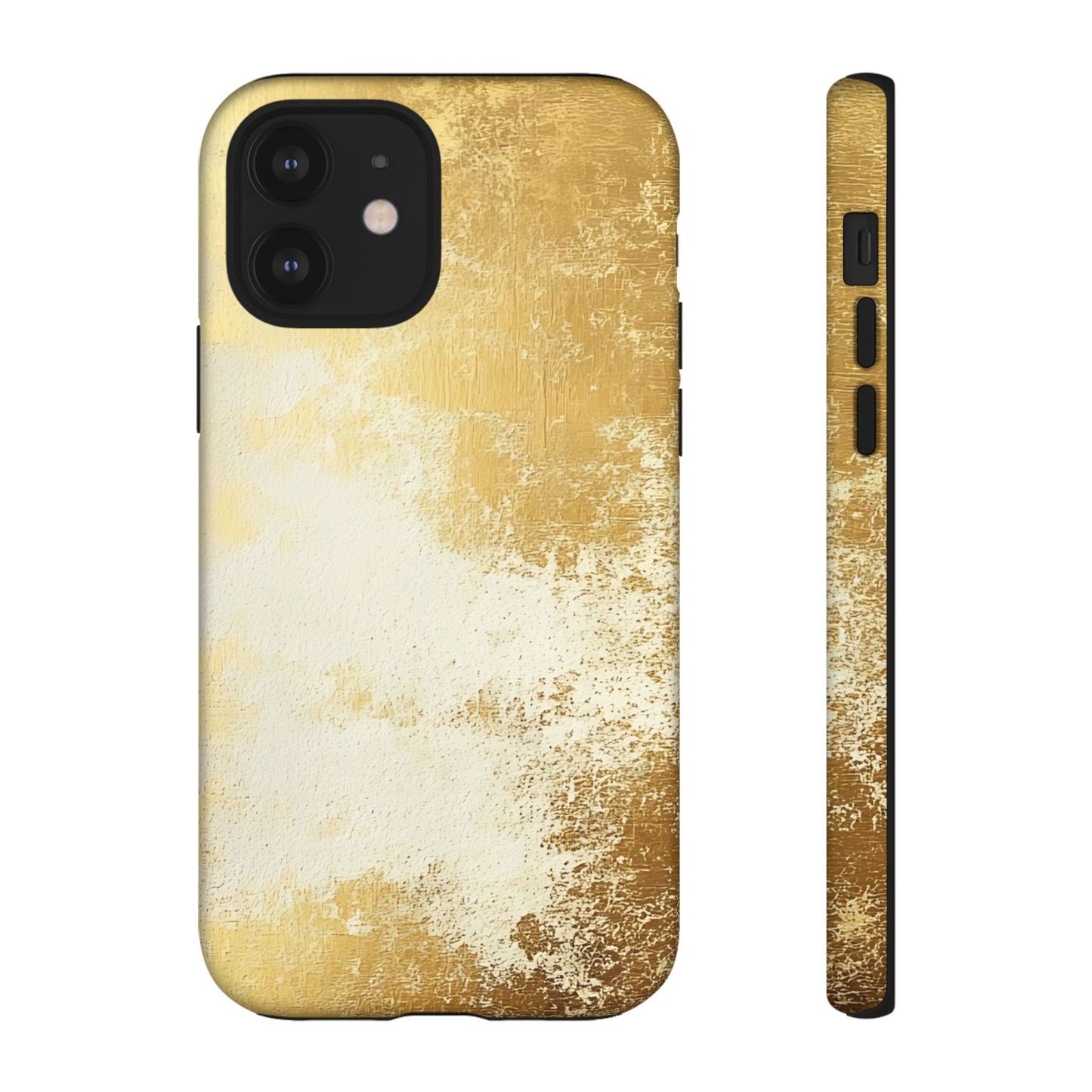Stylish Phone Case - Gold Texture, Tough Cases, Protective Cover, Gift for Him, Glamorous Phone Accessory