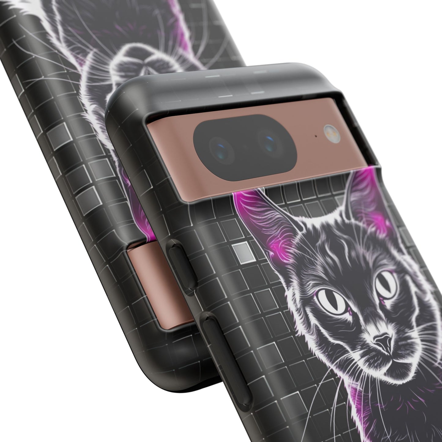Cat Phone Case - Meow Magic, Cute Cat Lover Gift, Cat Mom Accessory, Pet-Themed Phone Cover, Stylish Cat Art Case