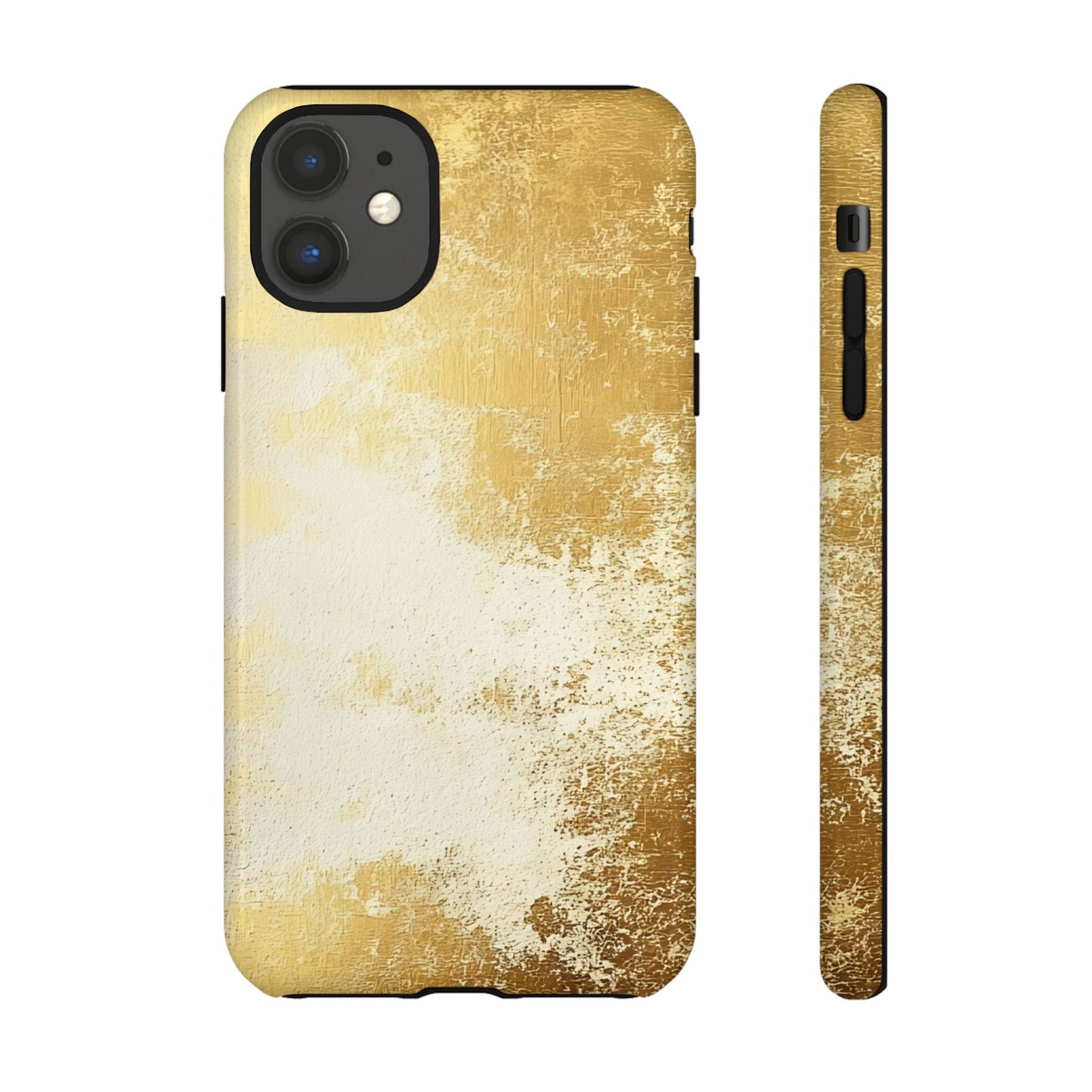 Stylish Phone Case - Gold Texture, Tough Cases, Protective Cover, Gift for Him, Glamorous Phone Accessory