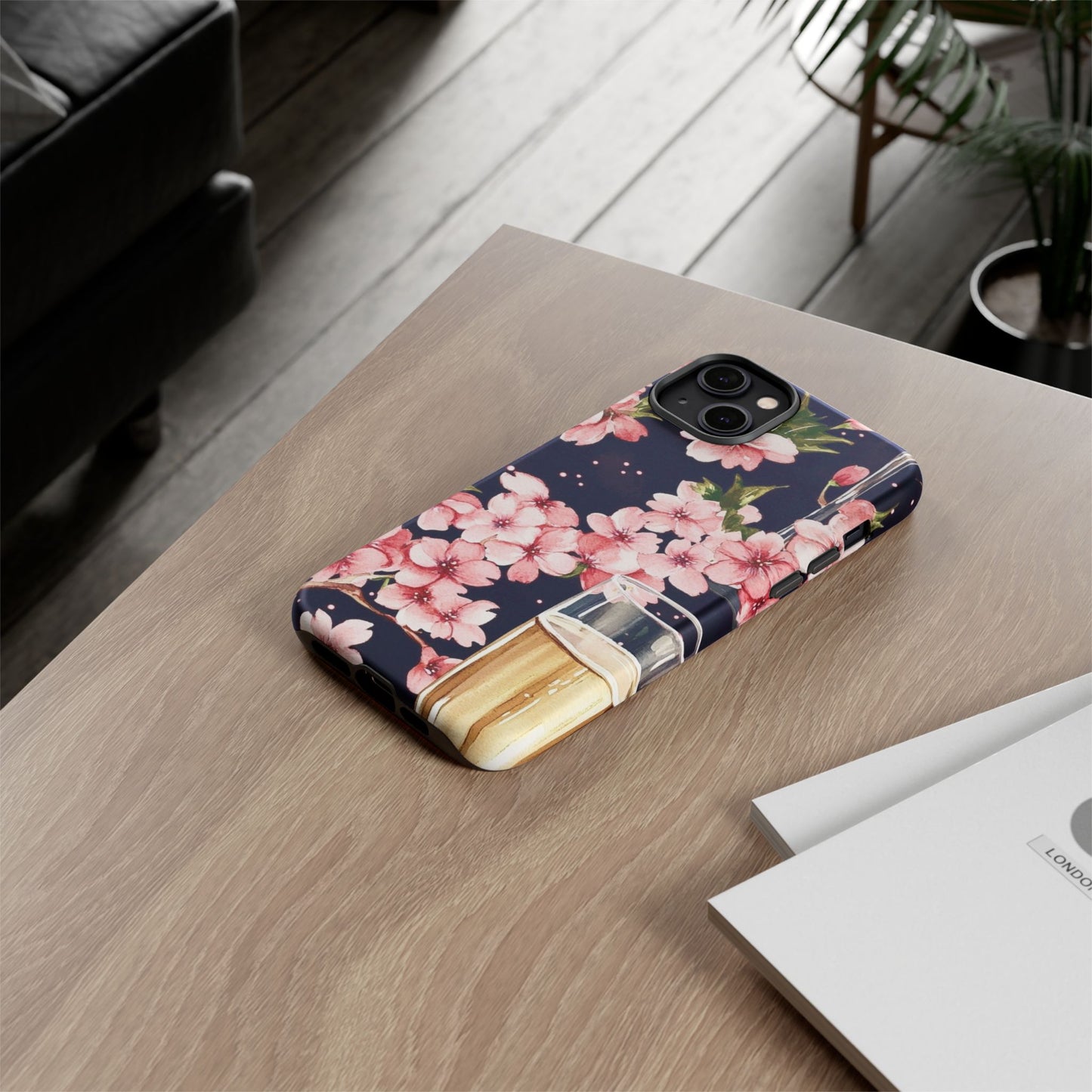 Chic Phone Case with Floral Design, Elegant Phone Cover for Women, Gift for Birthdays, Mother's Day, or Celebrations